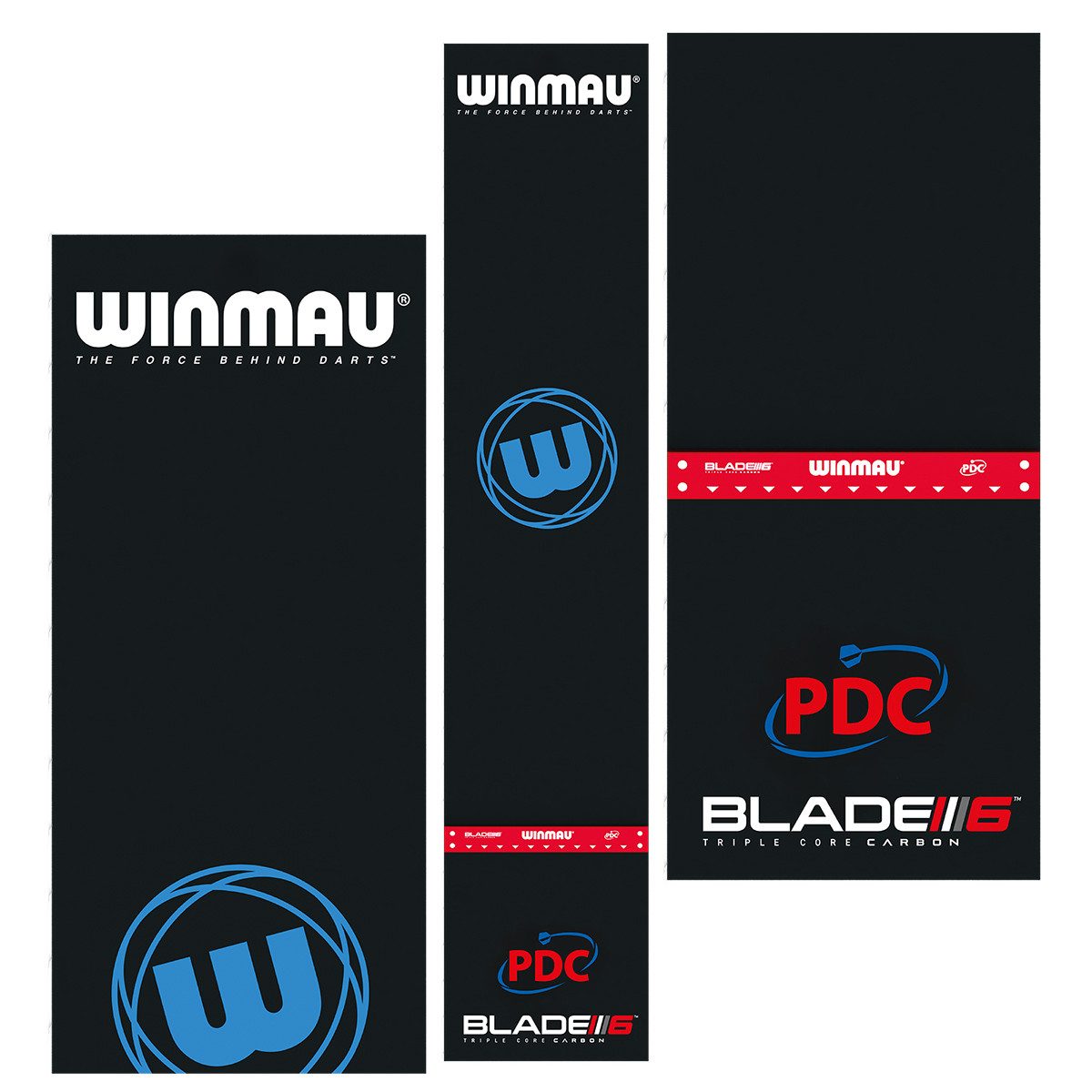 Winmau Dartmatte Dartmatte Pro Zone Precision Blade 6 8216, Mat Dartteppiche Matte für Dartscheiben Boards
