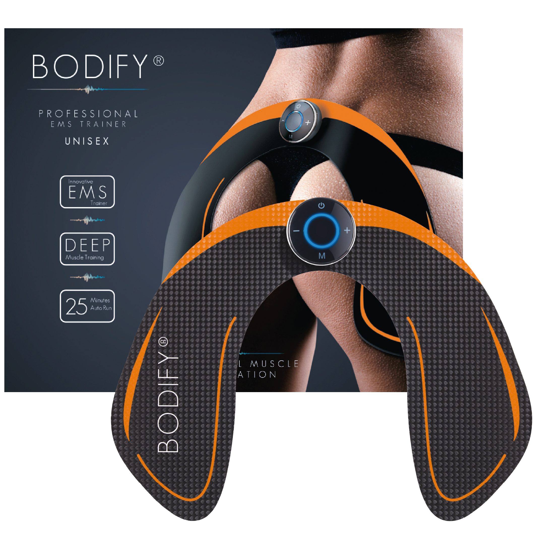 BODIFY EMS-Po-Trainer - EMS Trainer - Gezielte Stimulation der Po Muskulatur