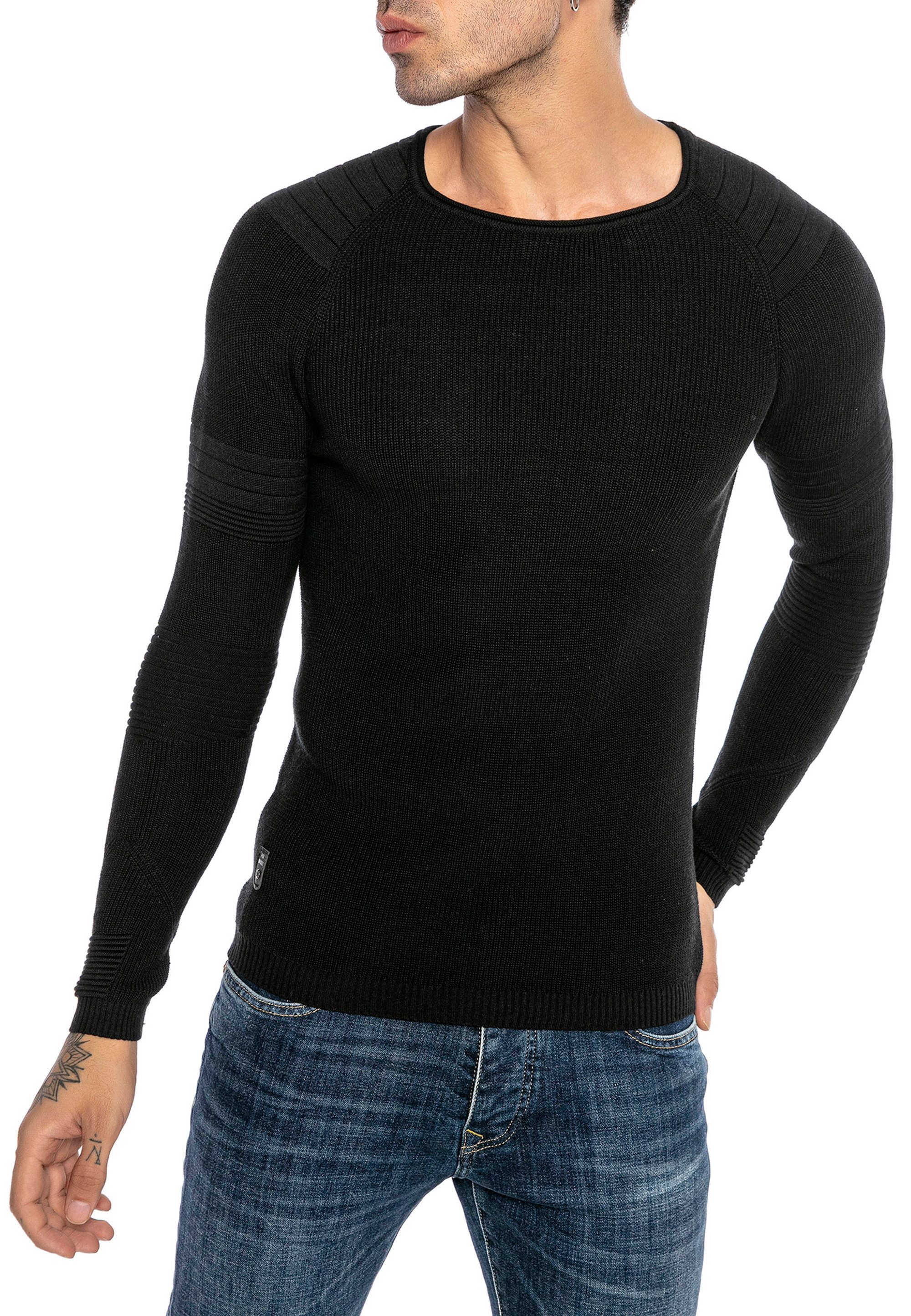 RedBridge Strickpullover mit strukturierten Details – günstig online kaufen