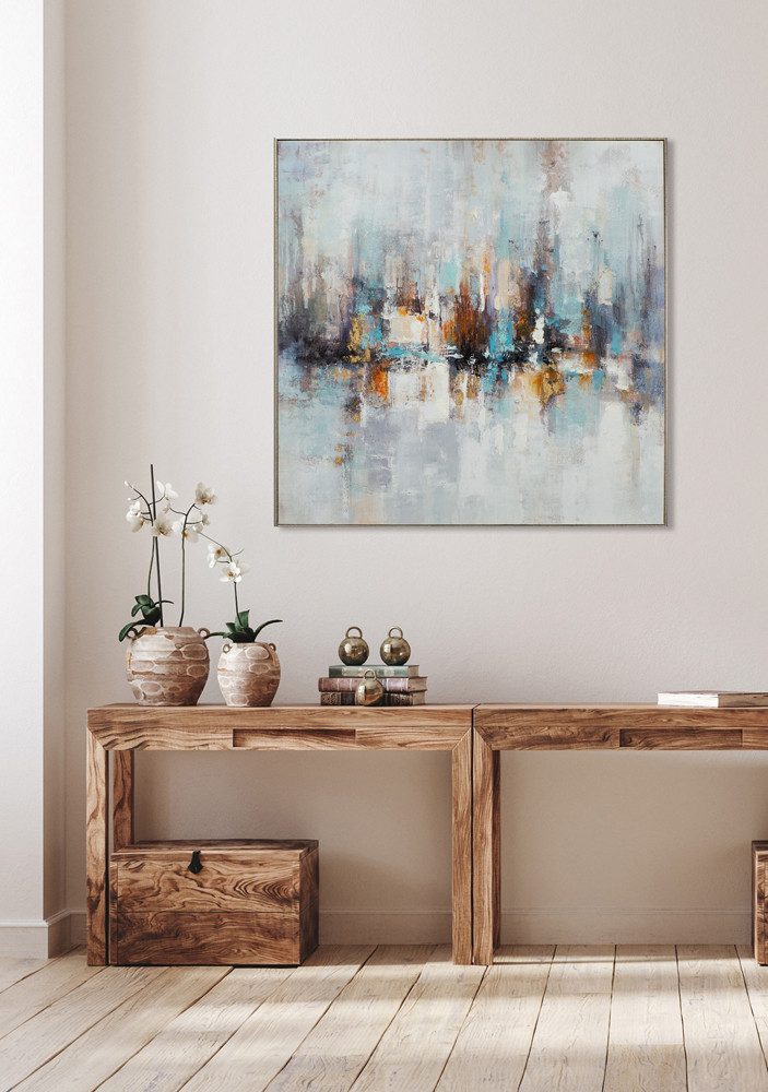 ArtUniverse Gemälde Feuer und Eis 100 x 100 cm, Abstrakt