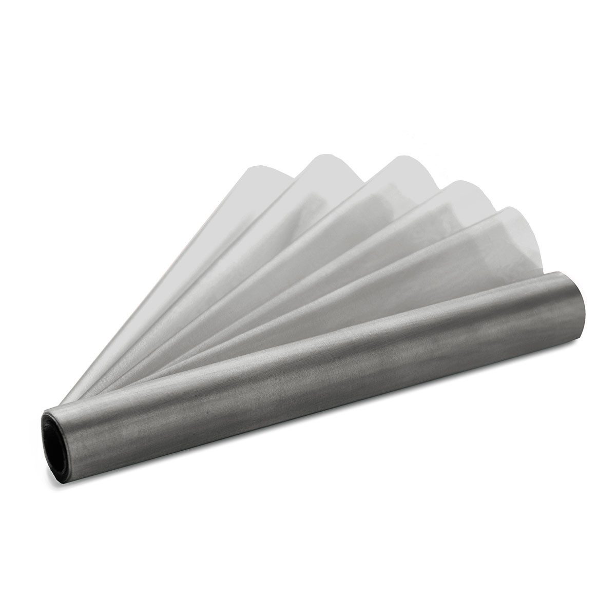 Tischläufer Deko Band Tischband Organza grau 0,36x9m