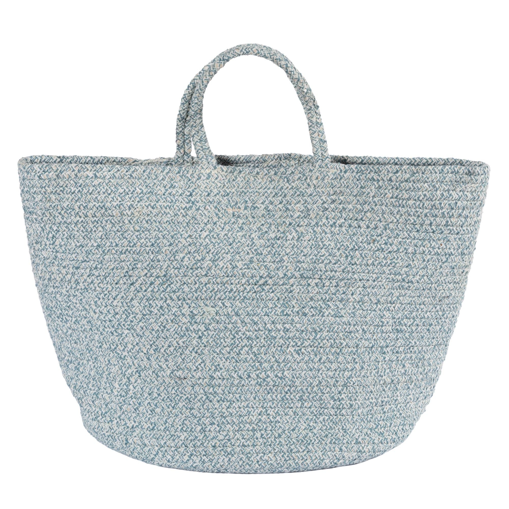 Steffensmeier Strandtasche Bali, Korb für Strand, Wäsche, Spielzeug, Deko, Aufbewahrung