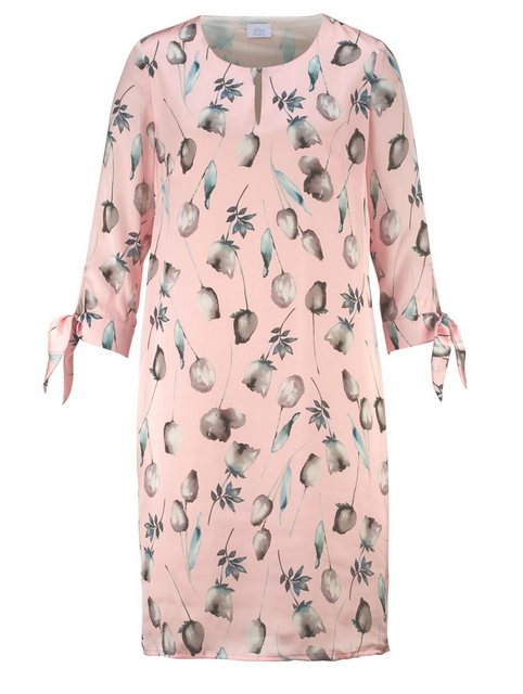 Alba Moda Kleid allover im floralen Muster in rosa