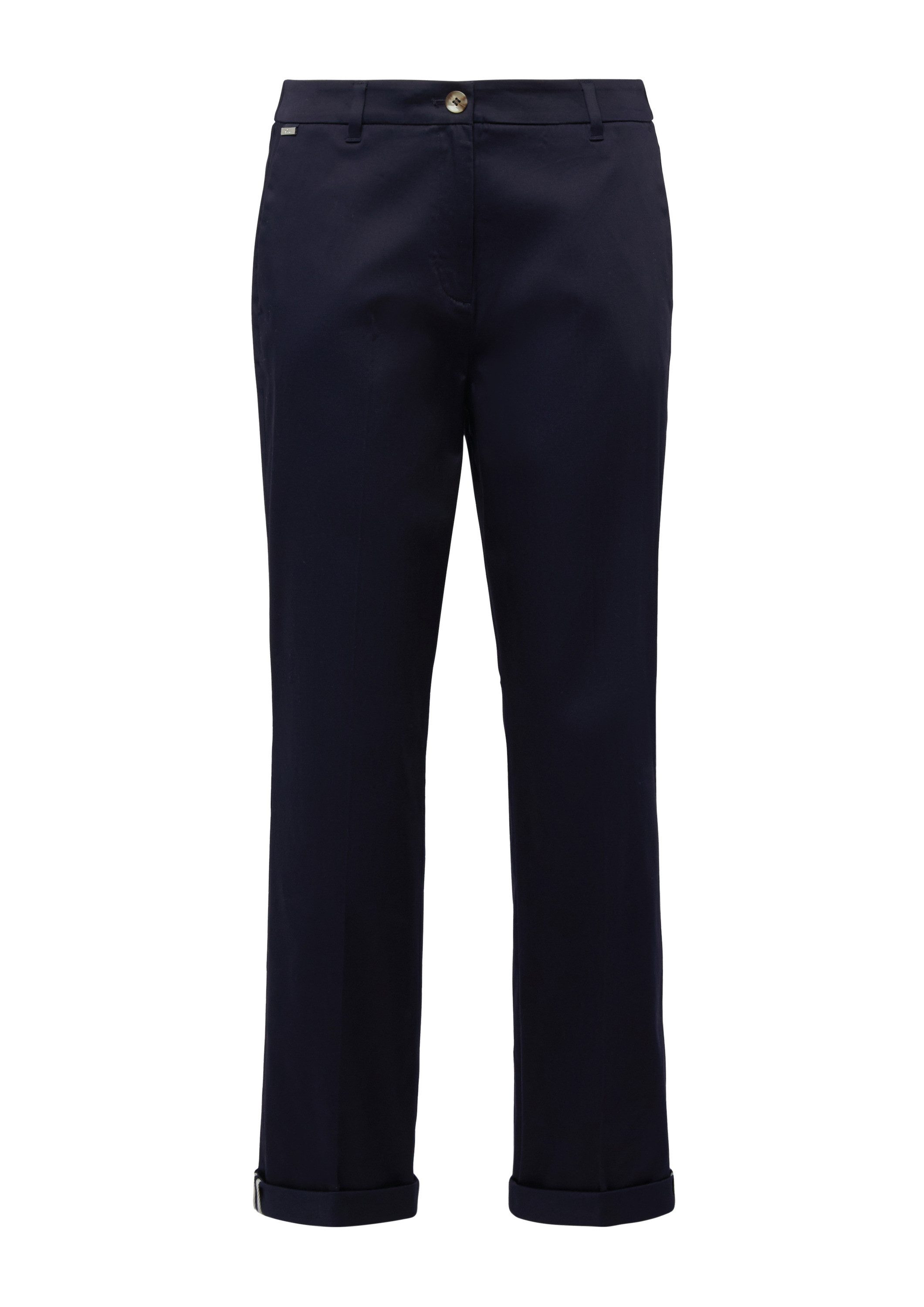 s.Oliver 7/8-Hose Hose Chino aus Baumsatin mit Turn-up günstig online kaufen