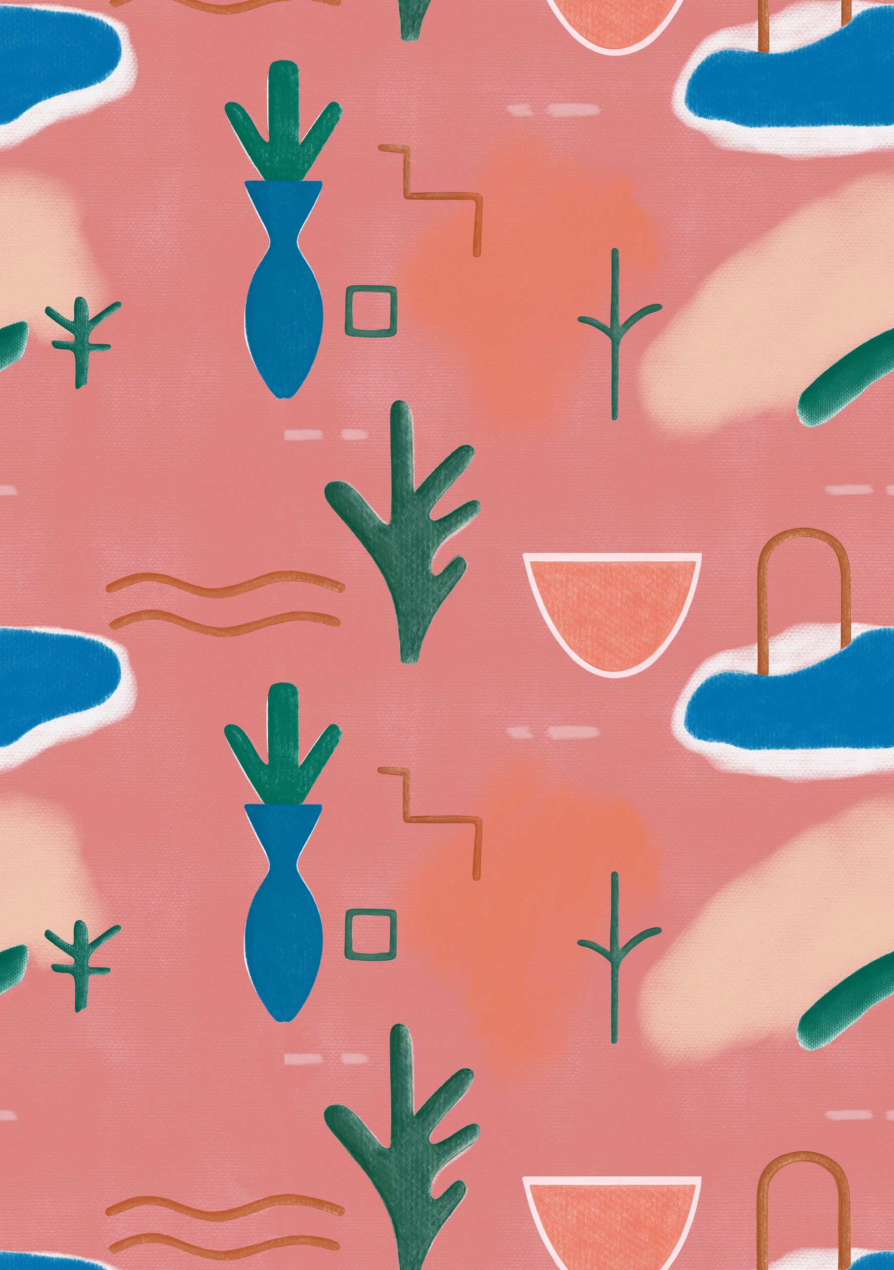 Fototapete Voyage in Rosa, Roomblush - RB261