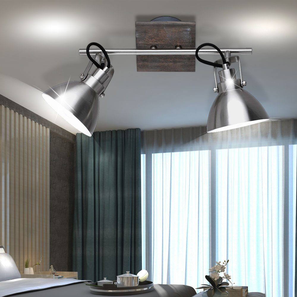 etc-shop LED Deckenspot, Leuchtmittel inklusive, Warmweiß, Design Decken Strahler Leuchte Beleuchtung Spot Lampe