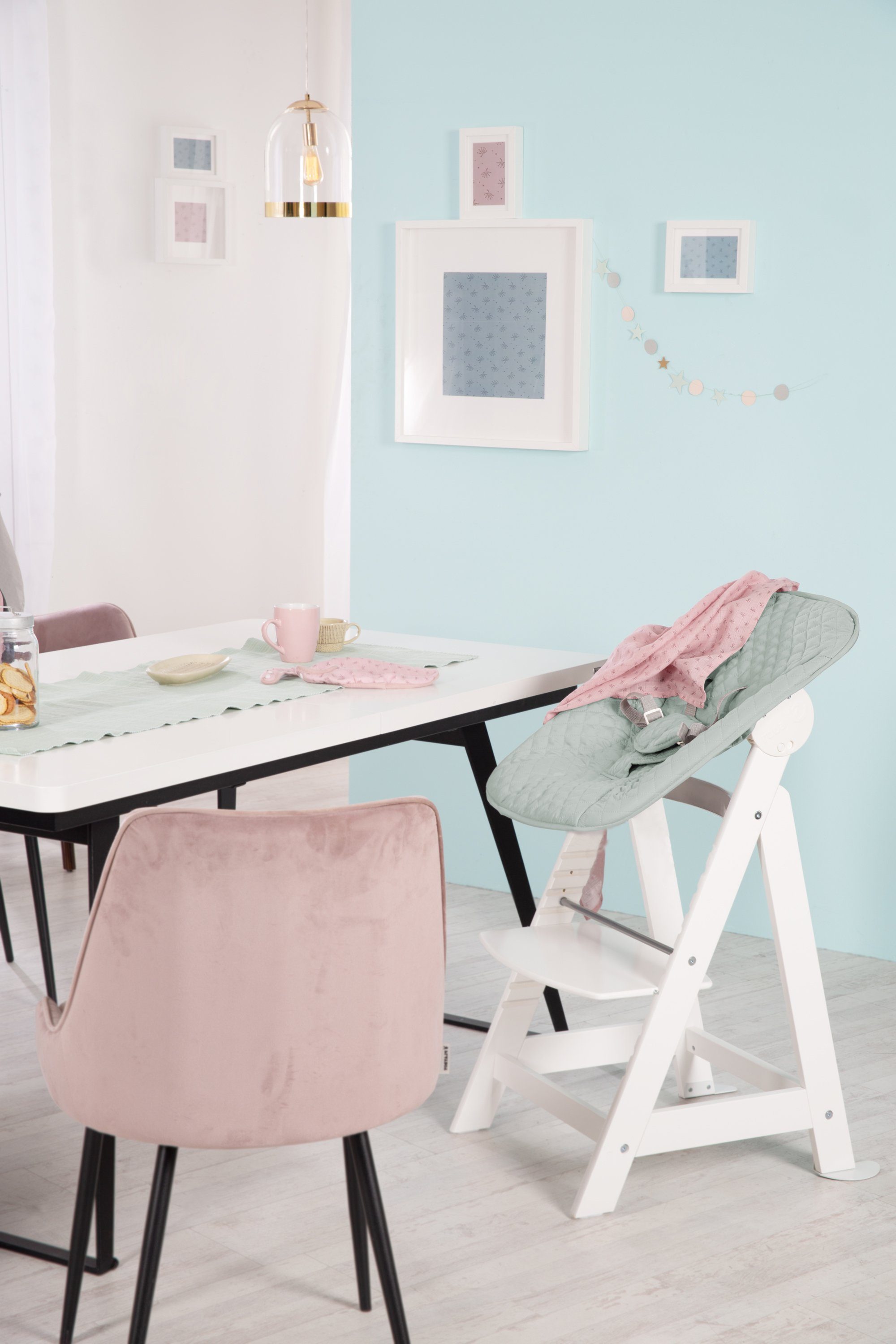 roba® Hochstuhl Treppenhochstuhl 2-in-1 Set Style, Born Up, mit Neugeborene günstig online kaufen