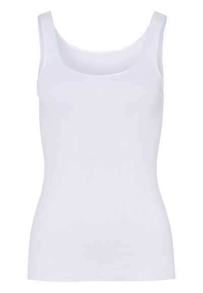 Hanro Unterhemd Tank Top COTTON SEAMLESS 071604 weiss