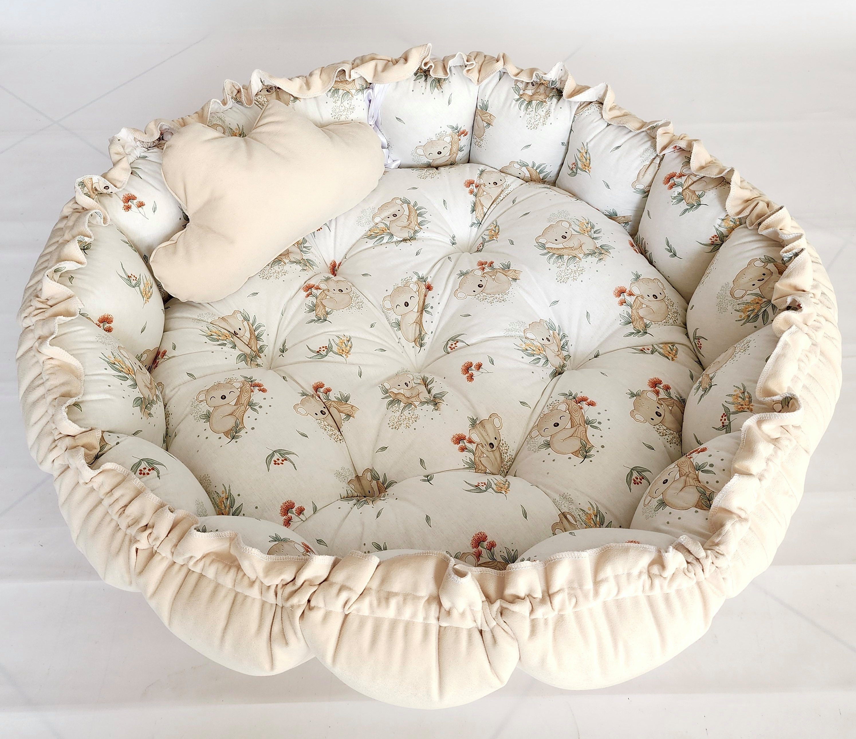 Baby Fancyroom Bettnestchen Premium Samt 2in1 günstig online kaufen