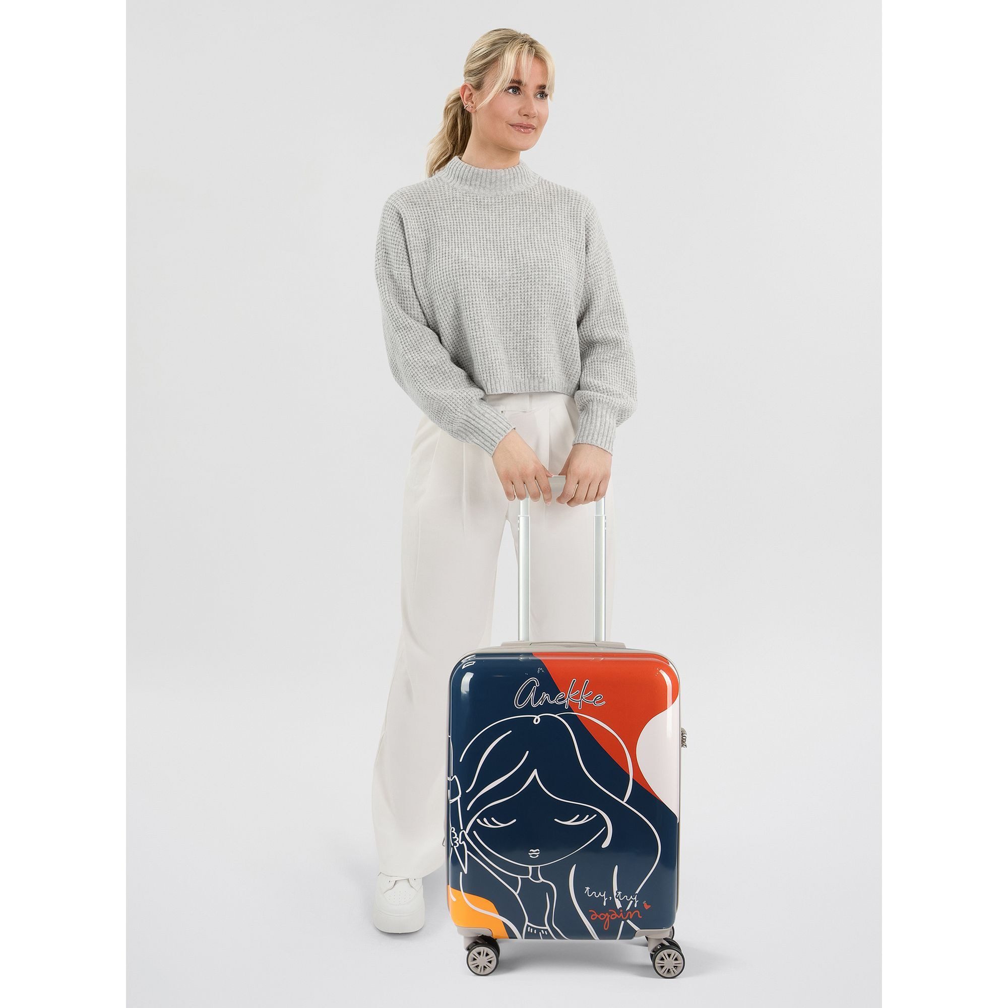 Anekke Handgepäck-Trolley Eikon, 4 Rollen, ABS