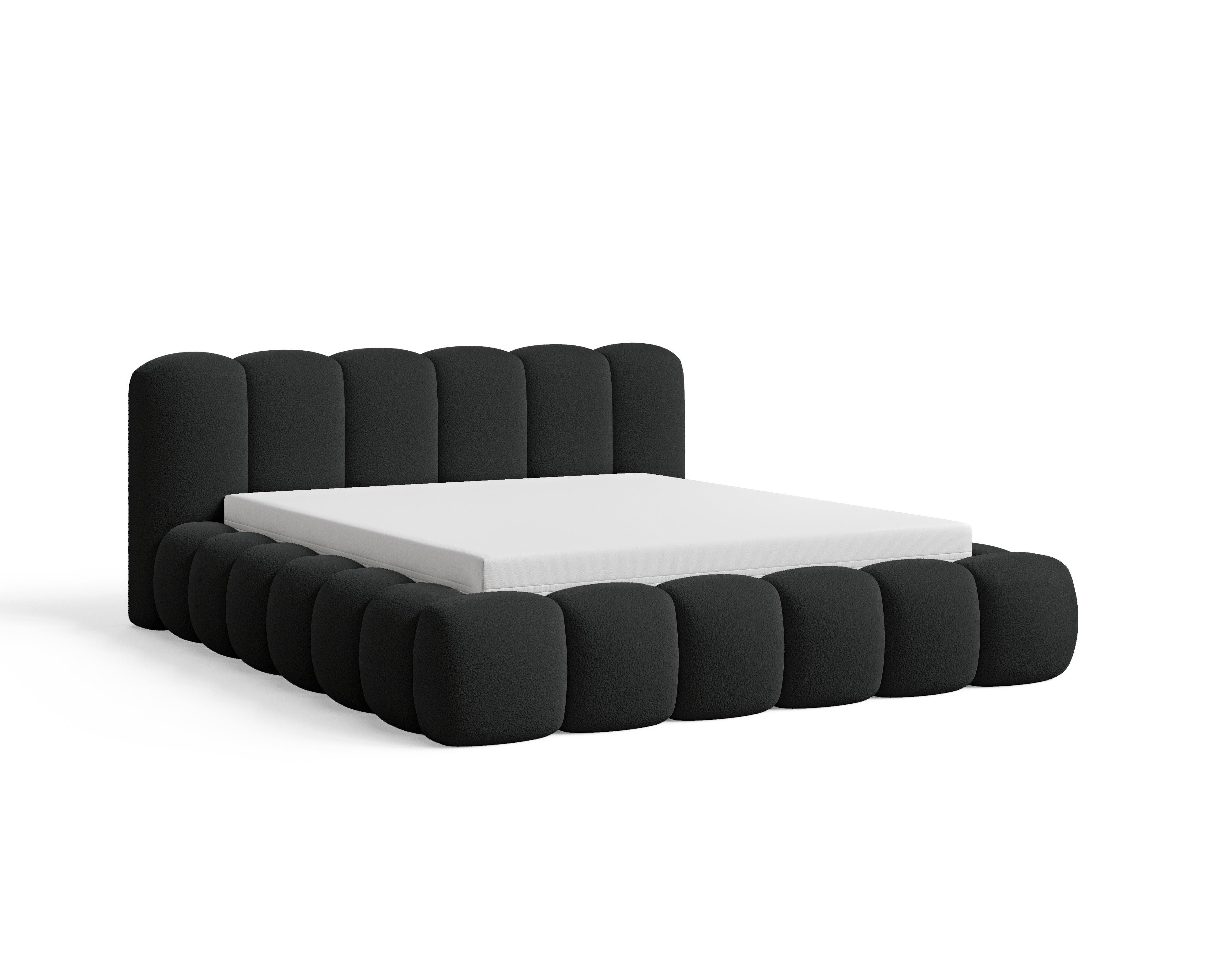 Chilly Möbel Polsterbett Stoff mit Stauraum und Hubfunktion Holzrahmen (Boxbett ohne Matratze in vielen Farben, 1-tlg., 140x200 160x200 180x200 200x200cm), gepo – Bild 4 von 5