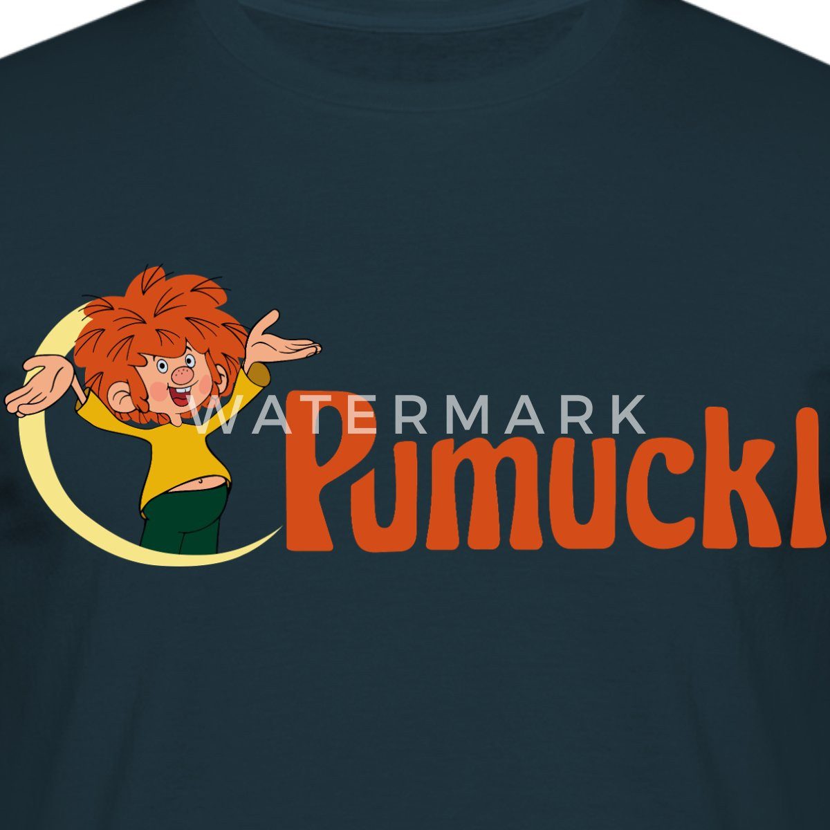 Spreadshirt T-Shirt Pumuckl Mit Frecher Pose Und Logo Schriftzug Männer T-S günstig online kaufen
