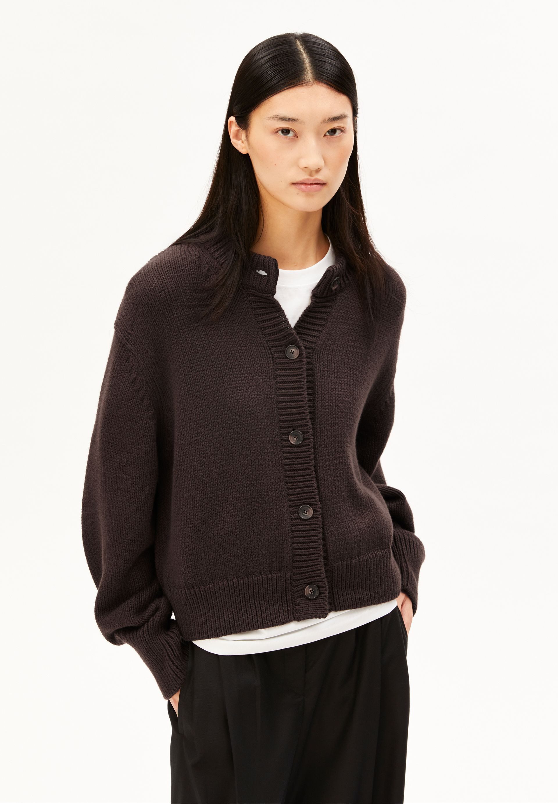 Armedangels Cardigan WINTER Strickjacke aus 100% Bio-Baumwolle (Loose Fit)