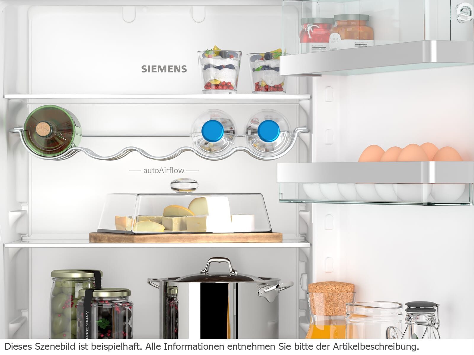 SIEMENS Einbaukühlgefrierkombination KI86NADD0, 0.0 cm hoch, integrierbar