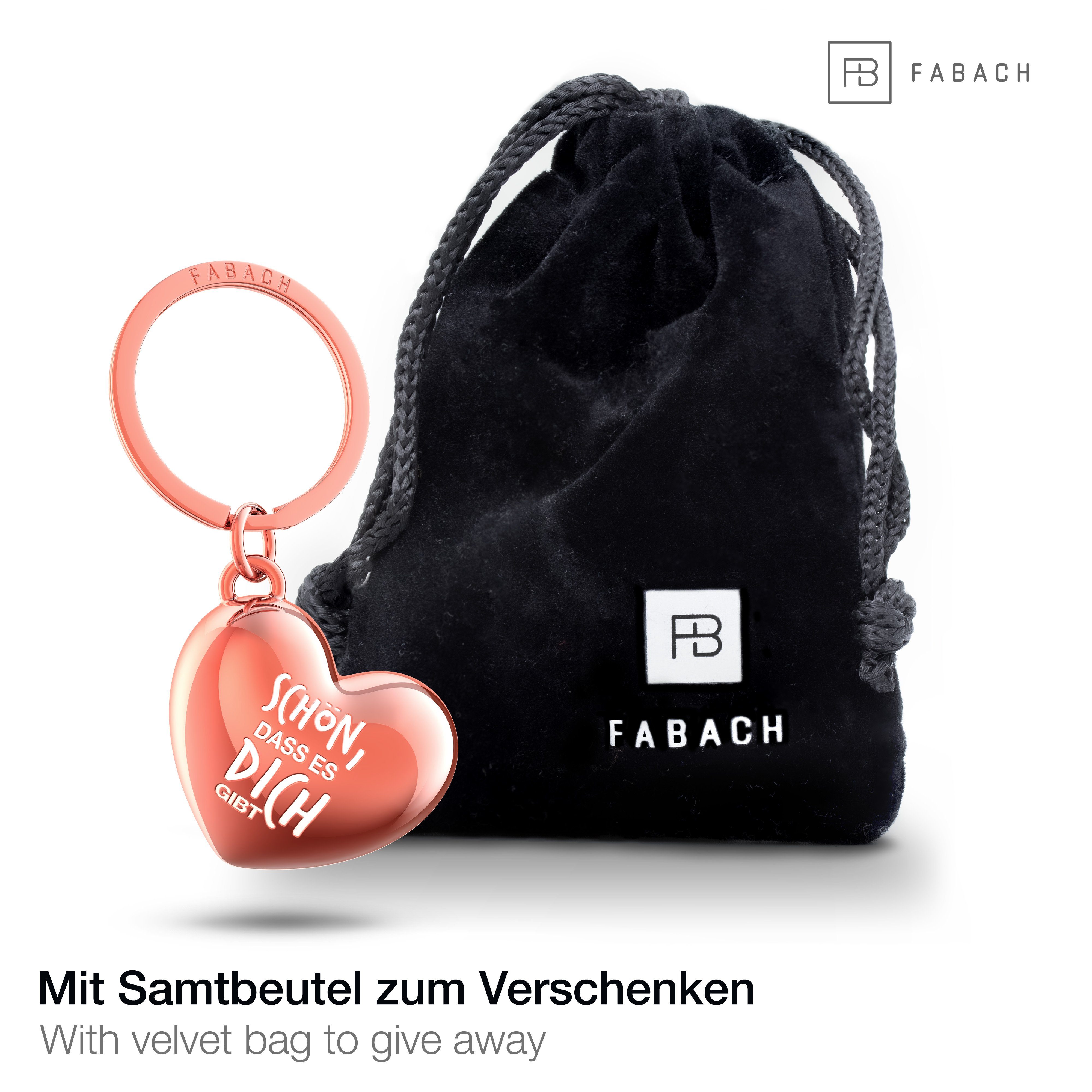 FABACH Schlüsselanhänger Herz mit Gravur - günstig online kaufen