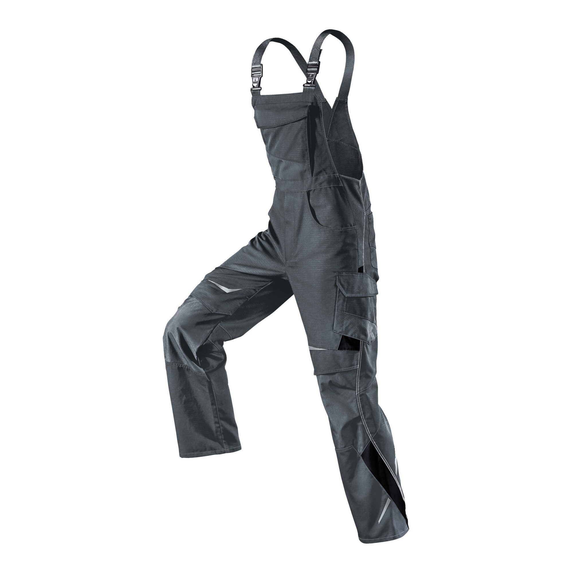 3/4-Hose Kübler Pulsschlag Latzhose 3324 anthrazit/schwarz Größe 31