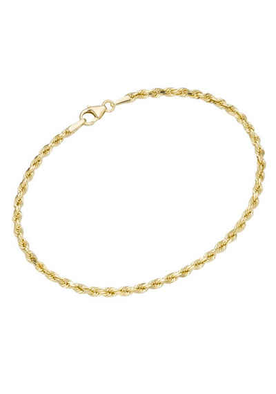 Firetti Goldarmband Schmuck Geschenk Gold 585, Kordelkette, 2,5 mm