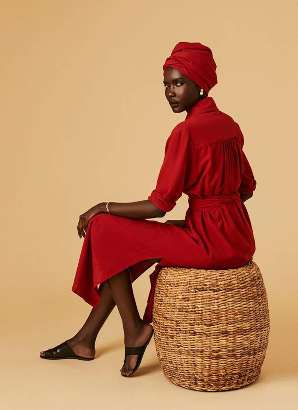Coonoor Turbanmütze Afrikanischer Damen Geflecht Kopfbedeckung günstig online kaufen