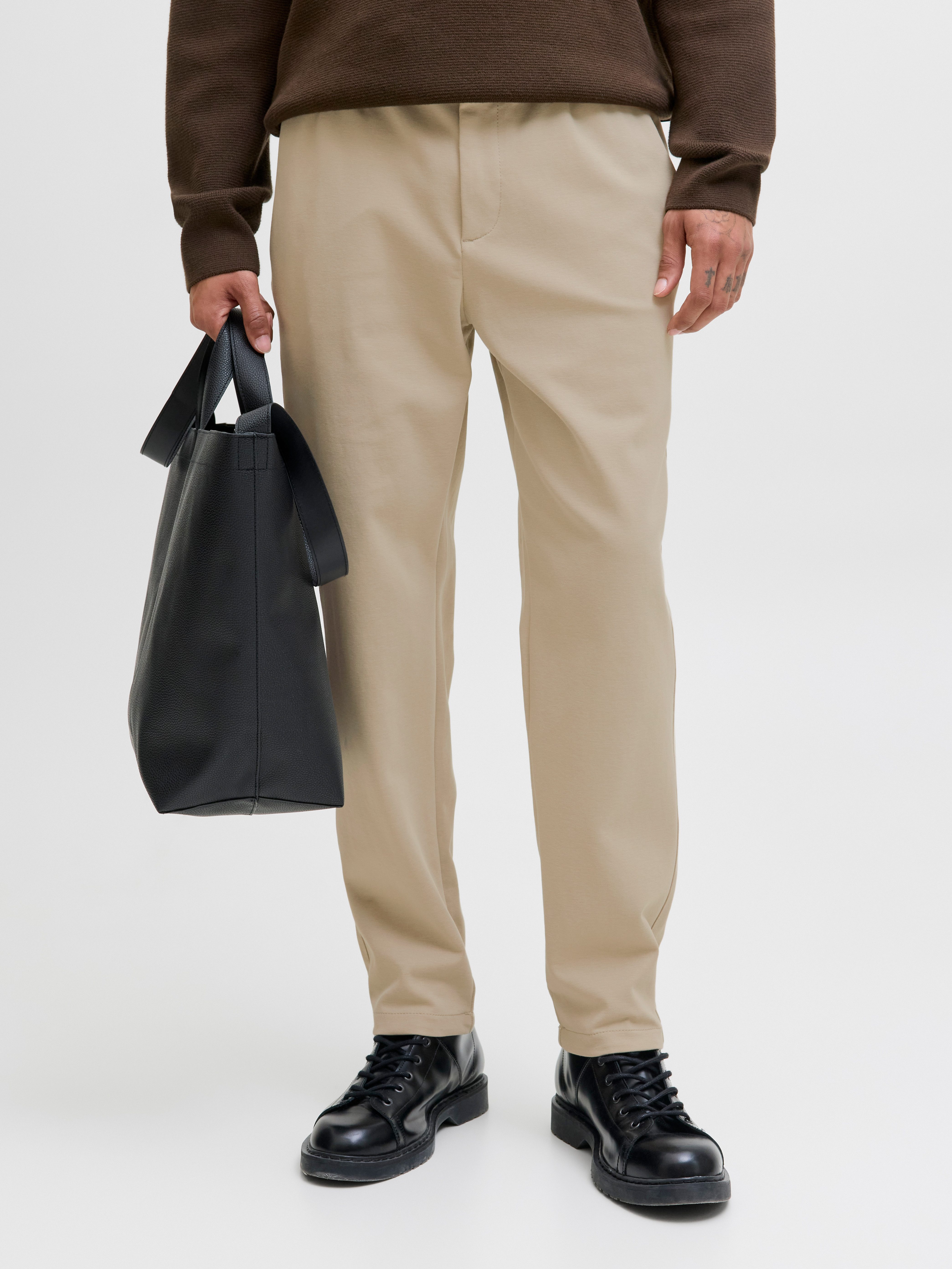 Jack & Jones Herren Chino Hose JPSTACE NEO JOGGER - Mid Waist - Tapered Fit günstig online kaufen