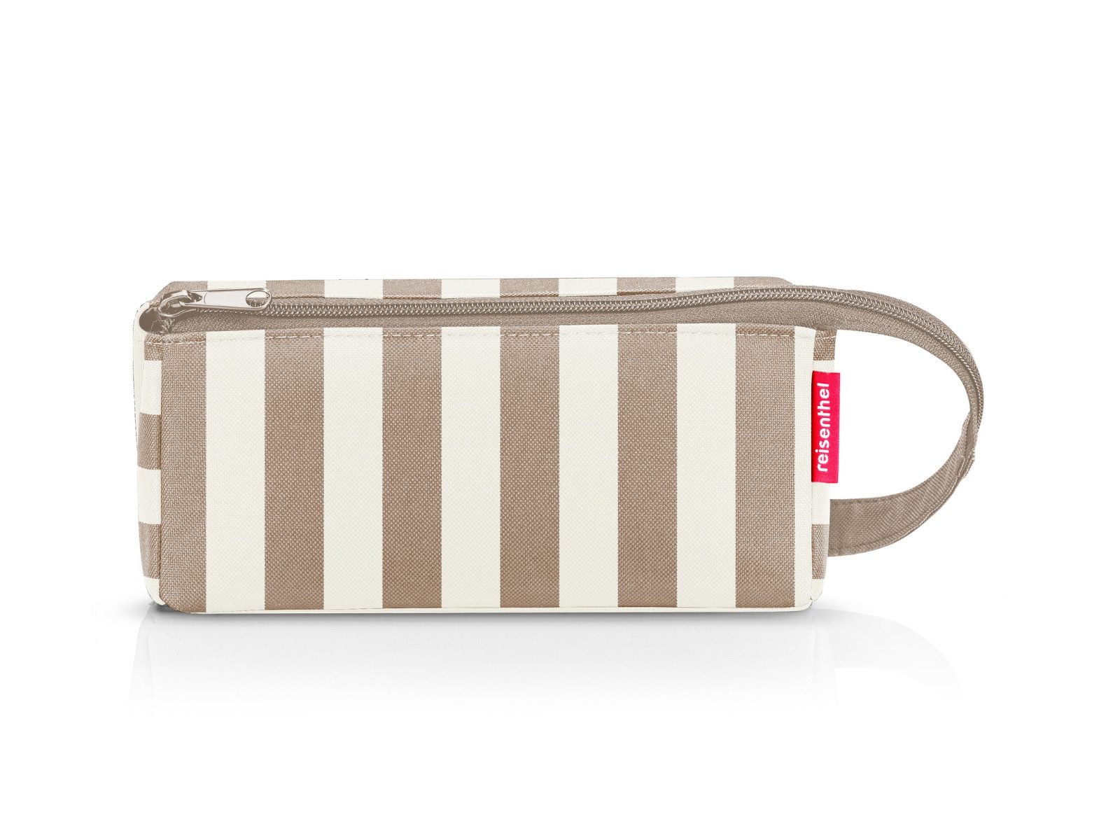REISENTHEL® Kosmetiktasche fold case summerstripes coffee