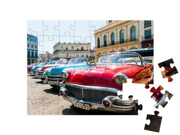 puzzleYOU Puzzle Havanna, Kuba: Oldtimer, 48 Puzzleteile, puzzleYOU-Kollektionen Autos
