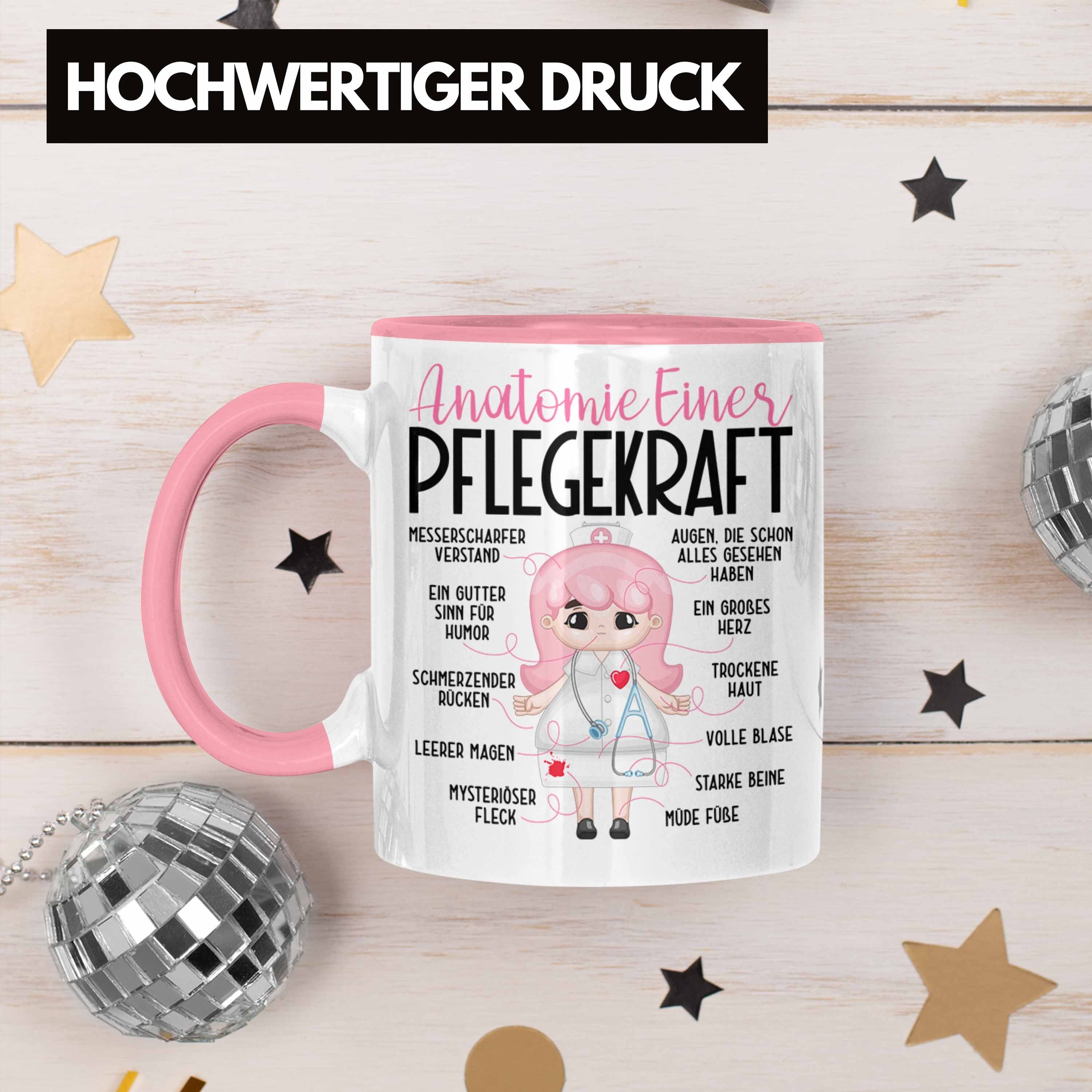 Trendation Tasse Pflegefachkraft Tasse Geschenk Anatomie Einer Pflege Frauen Pflegerin – Bild 3 von 5