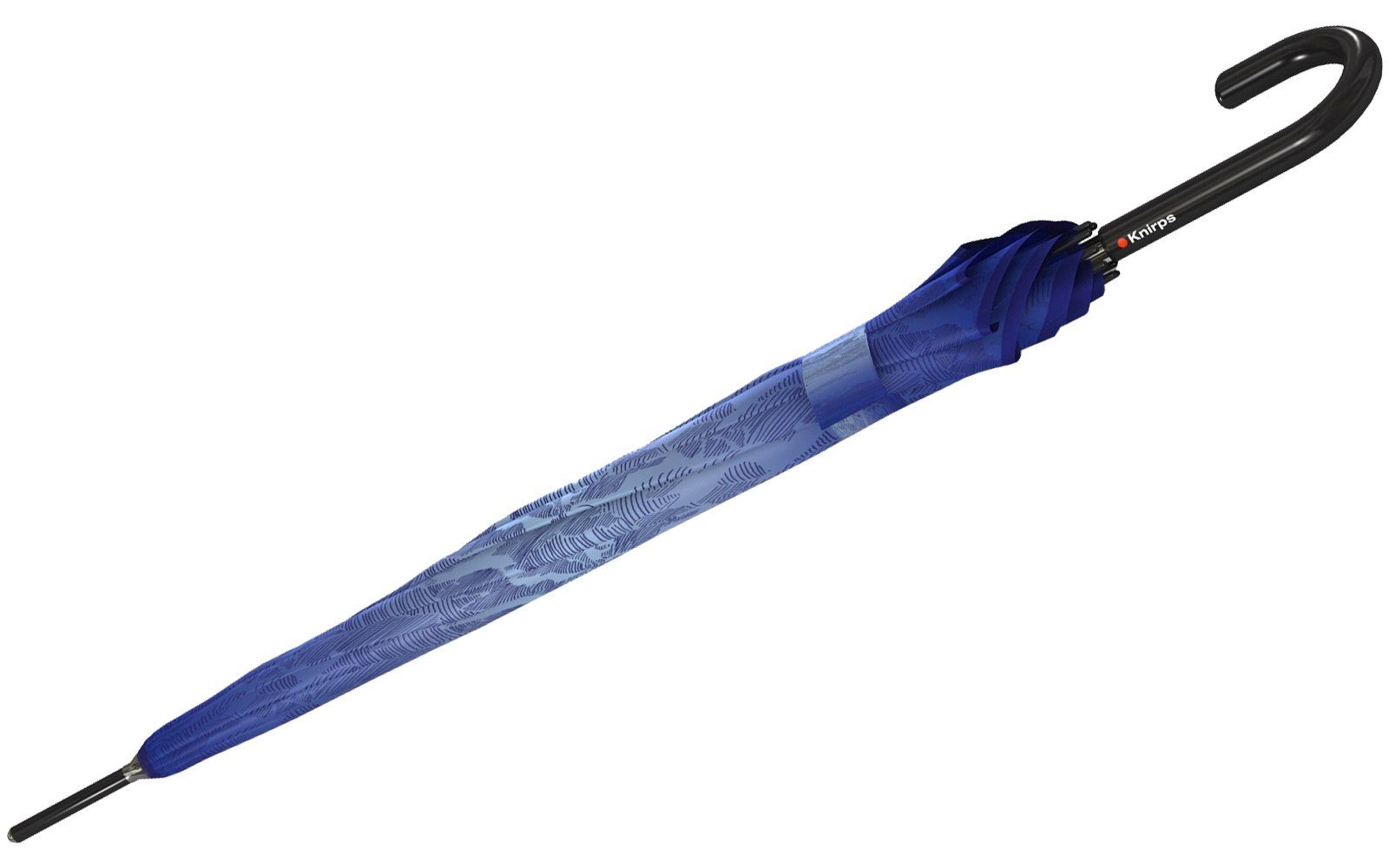 Knirps® Langregenschirm großer, und durch Dach Automatik, leichter Fiberglas stabil mit für groß, Schirm blau Damen im leicht