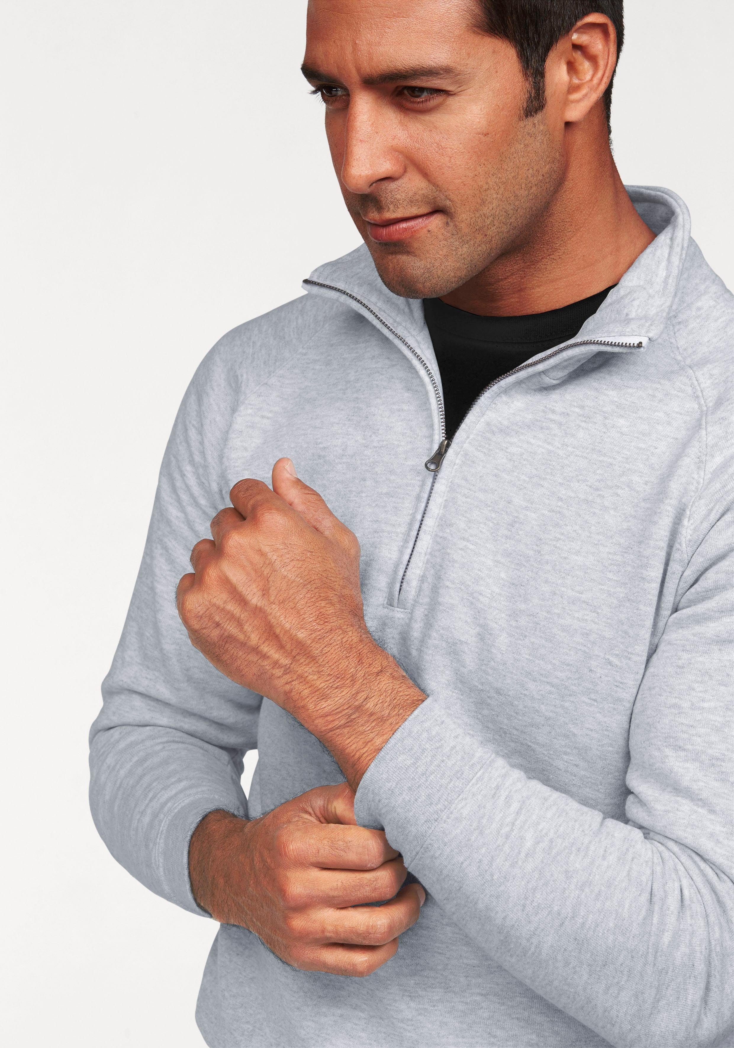 Fruit of the Loom Sweatshirt mit Reißverschluss