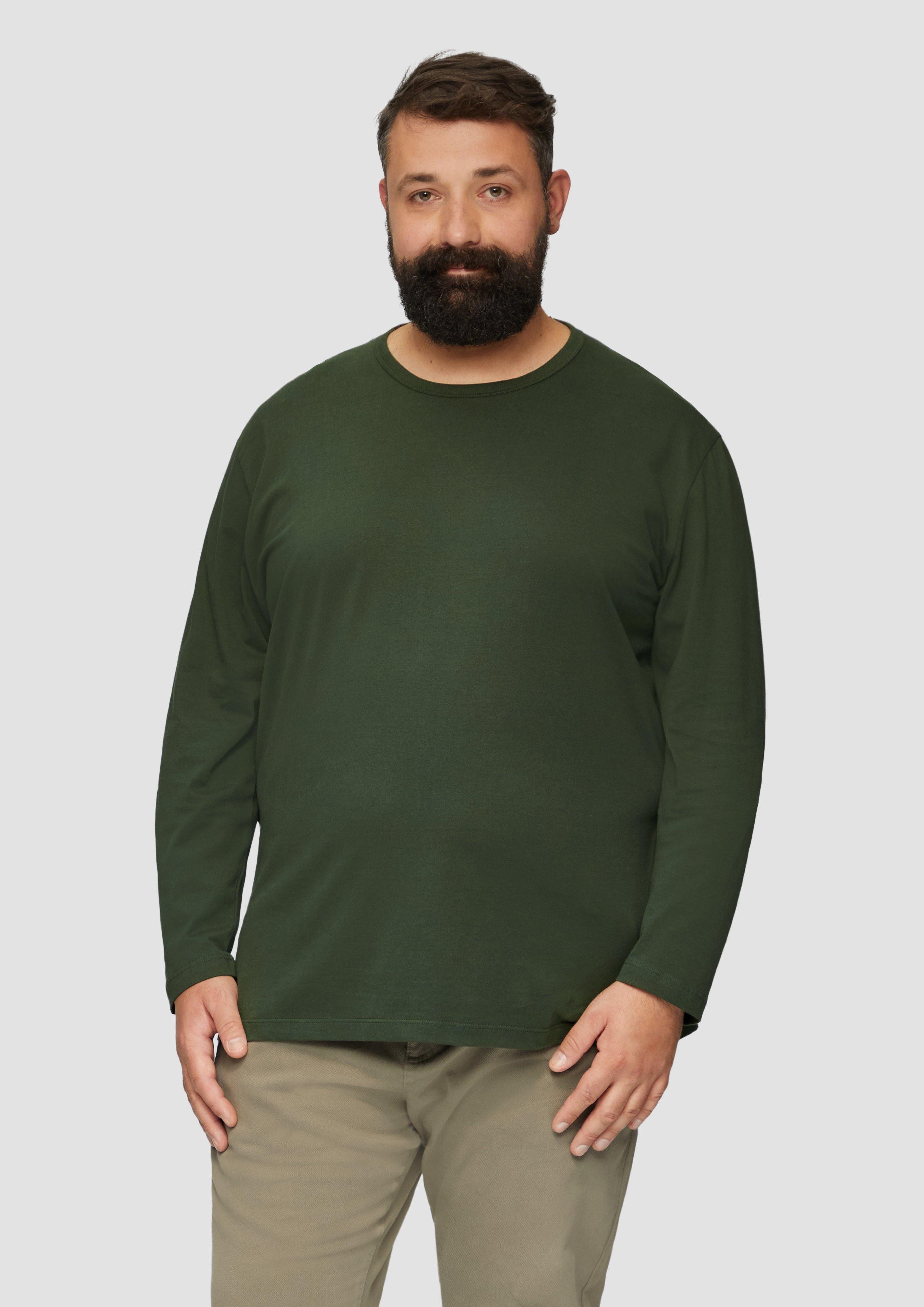 s.Oliver Langarmshirt Softes Langarmshirt aus Baumwolljersey günstig online kaufen