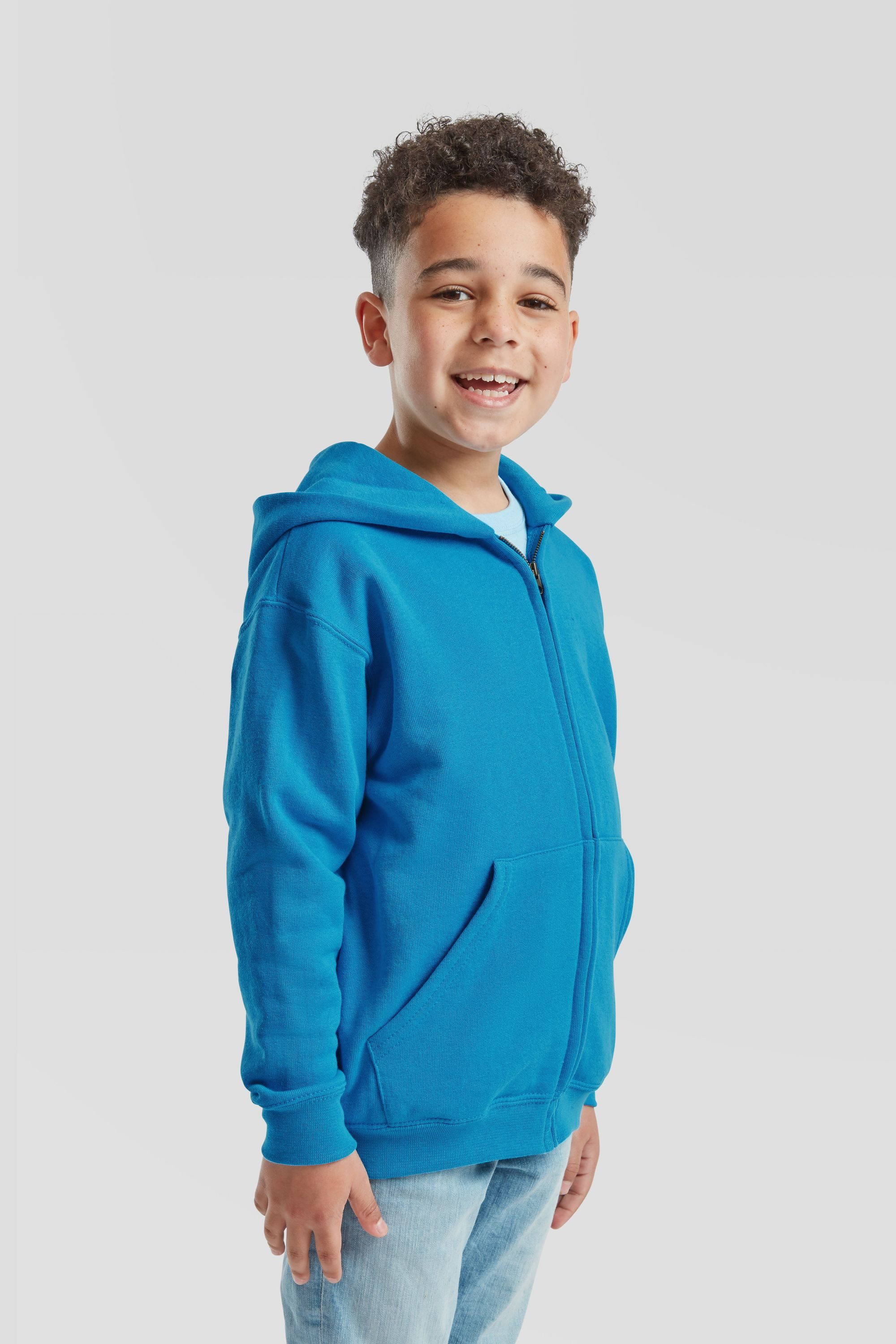 Fruit of the Loom Sweatjacke Classic Hooded Sweat Jacket Kids