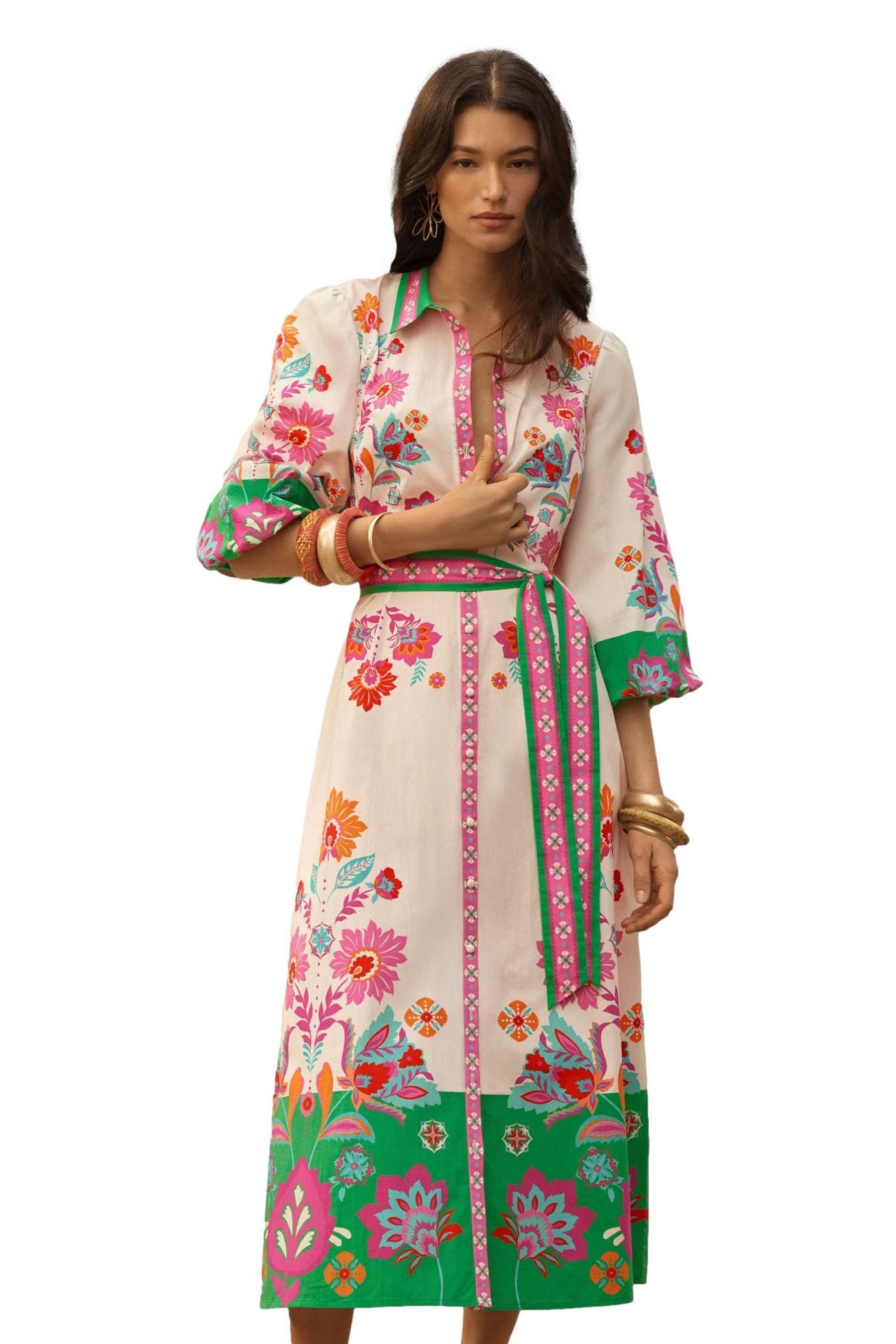 Love & Roses Midikleid Love & Roses Midi-Hemdblusenkleid, Regular (1-tlg)