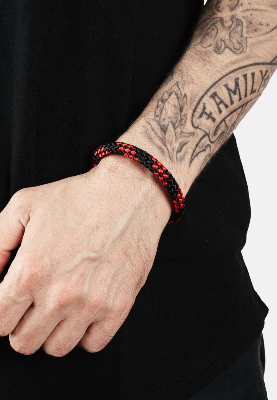 Akitsune Armband Portus Segeltau-Armband Mattschwarz - günstig online kaufen