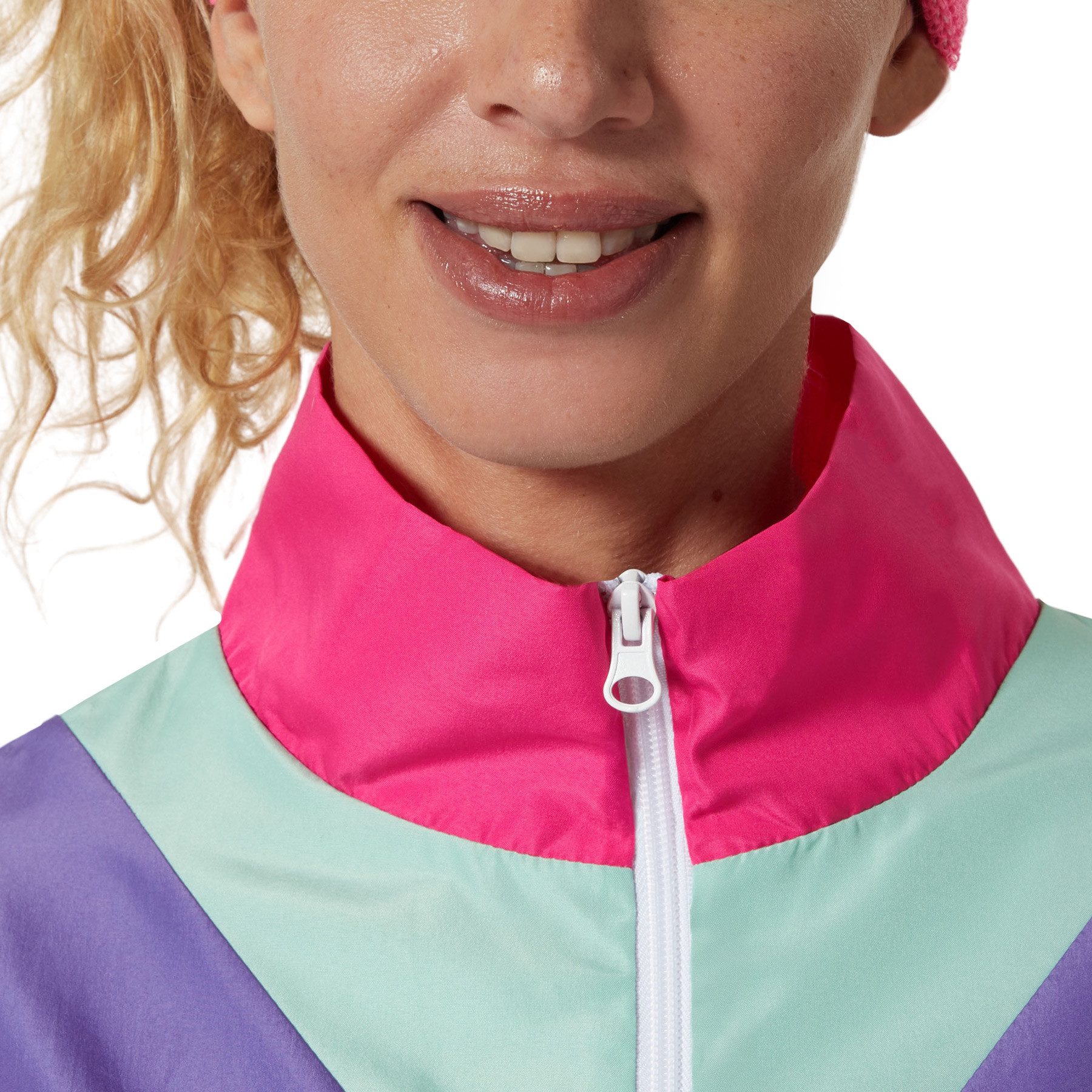 dressforfun Kostüm Damenkostüm, Bunte Jacke und Hose im klassischen Stil der 80er und 90er.