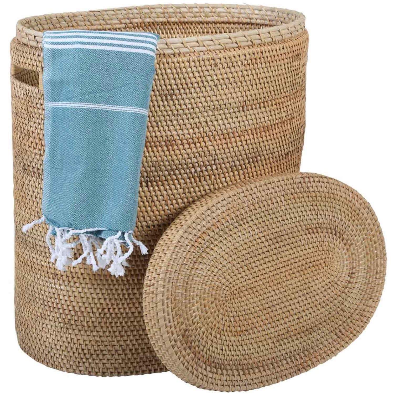 Casa Moro Wäschekorb Rattan Wäschesortierer ELA günstig online kaufen