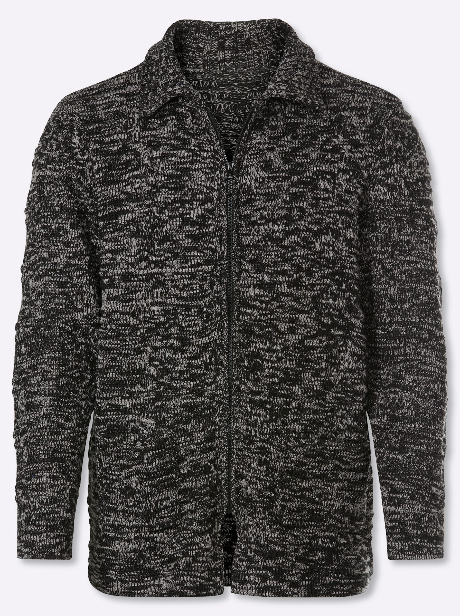 Witt Strickpullover Strickjacke Langarm Struktur