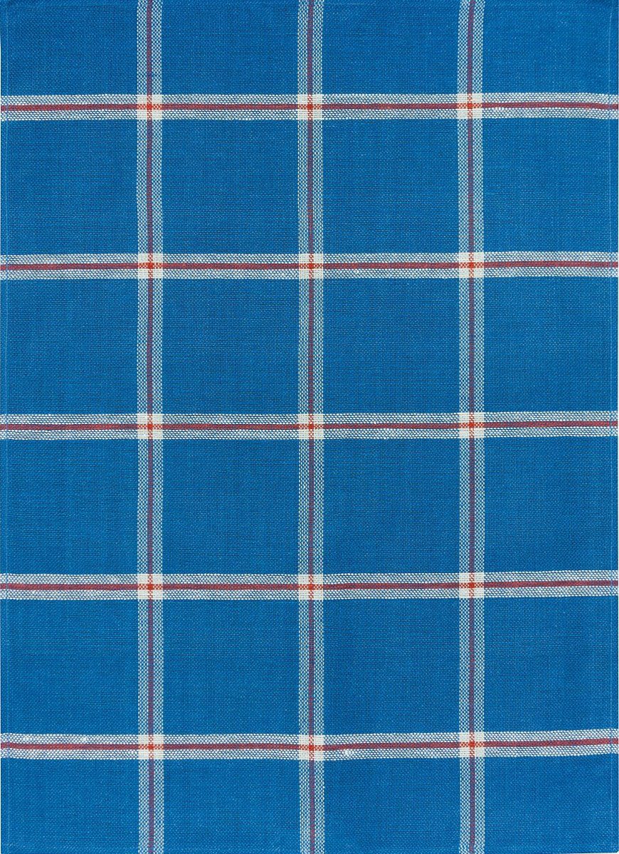 Halbleinen 3-tlg., Stück), x Geschirrtuch Geschirrtücher Set), Landhaus, 205 Kracht 70 Blau cm, (Set, Pack ca. (3 50 3er