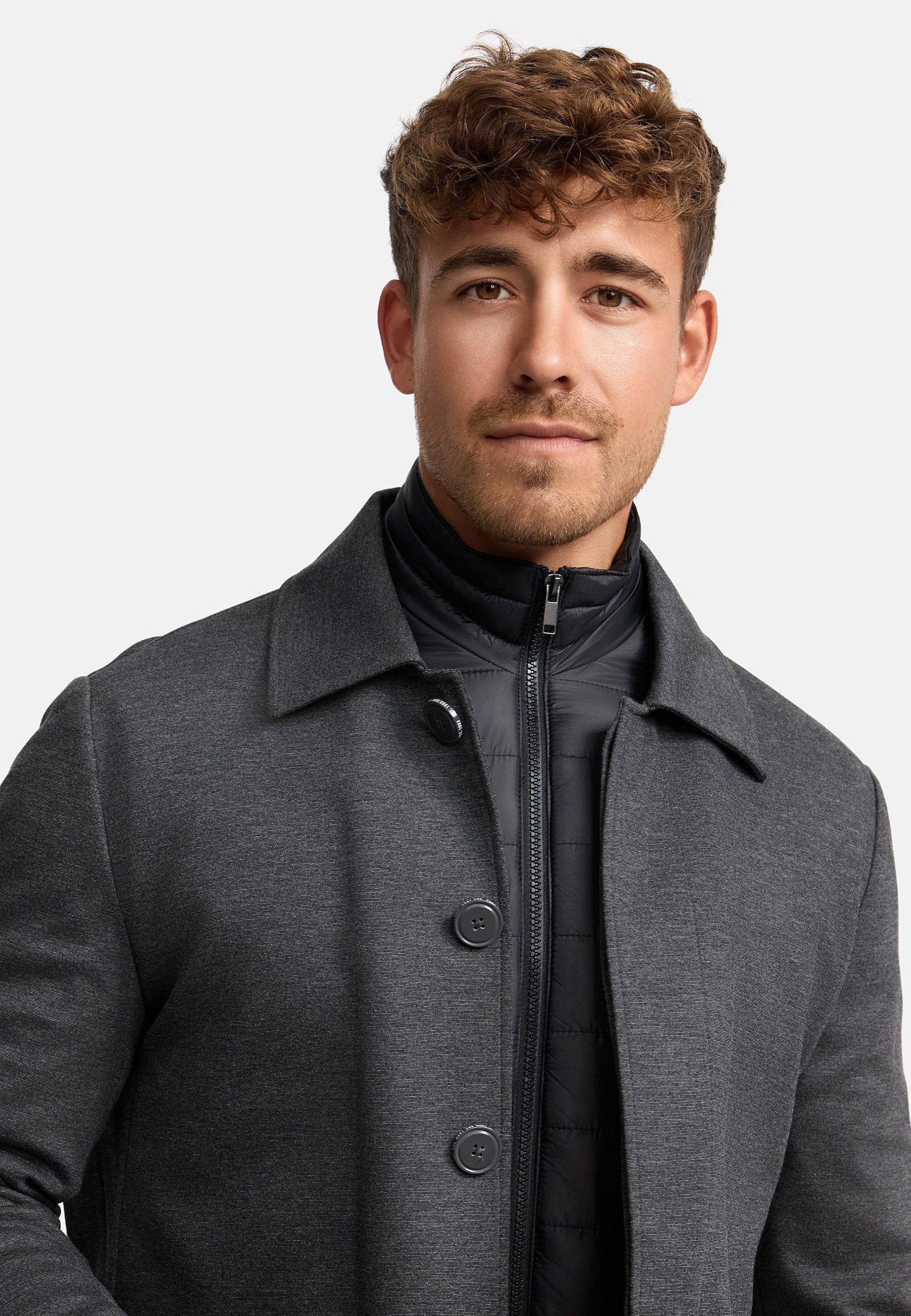 INDICODE Kurzmantel Herren INBenyome Mantel Winter Herrenmantel – Bild 3 von 5