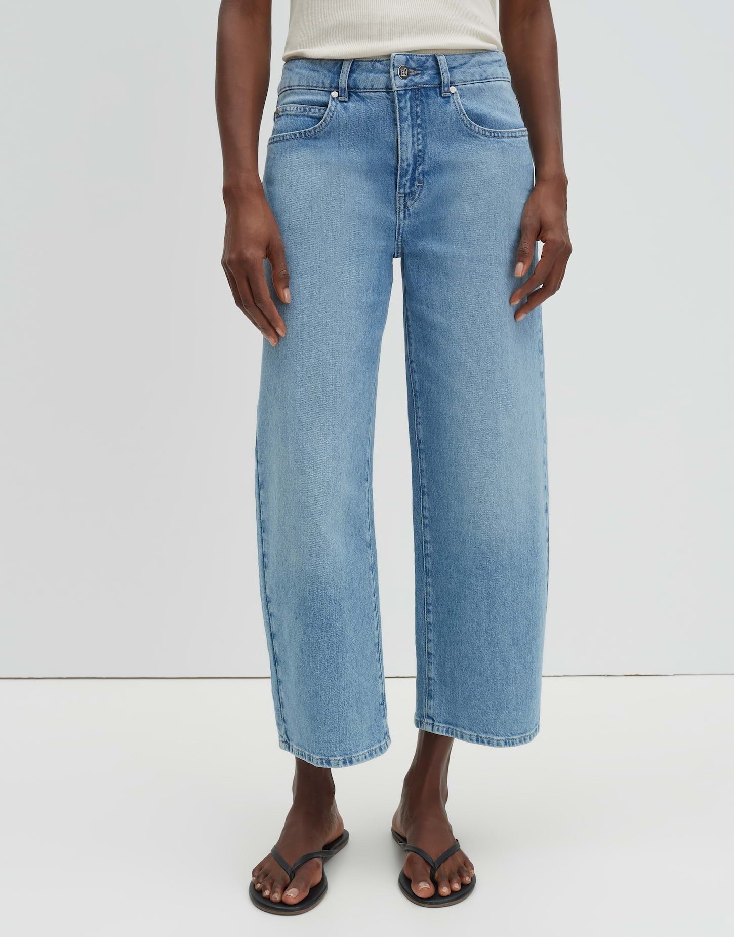 Relax-fit-Jeans Corah curved aus Lyocell-Denim