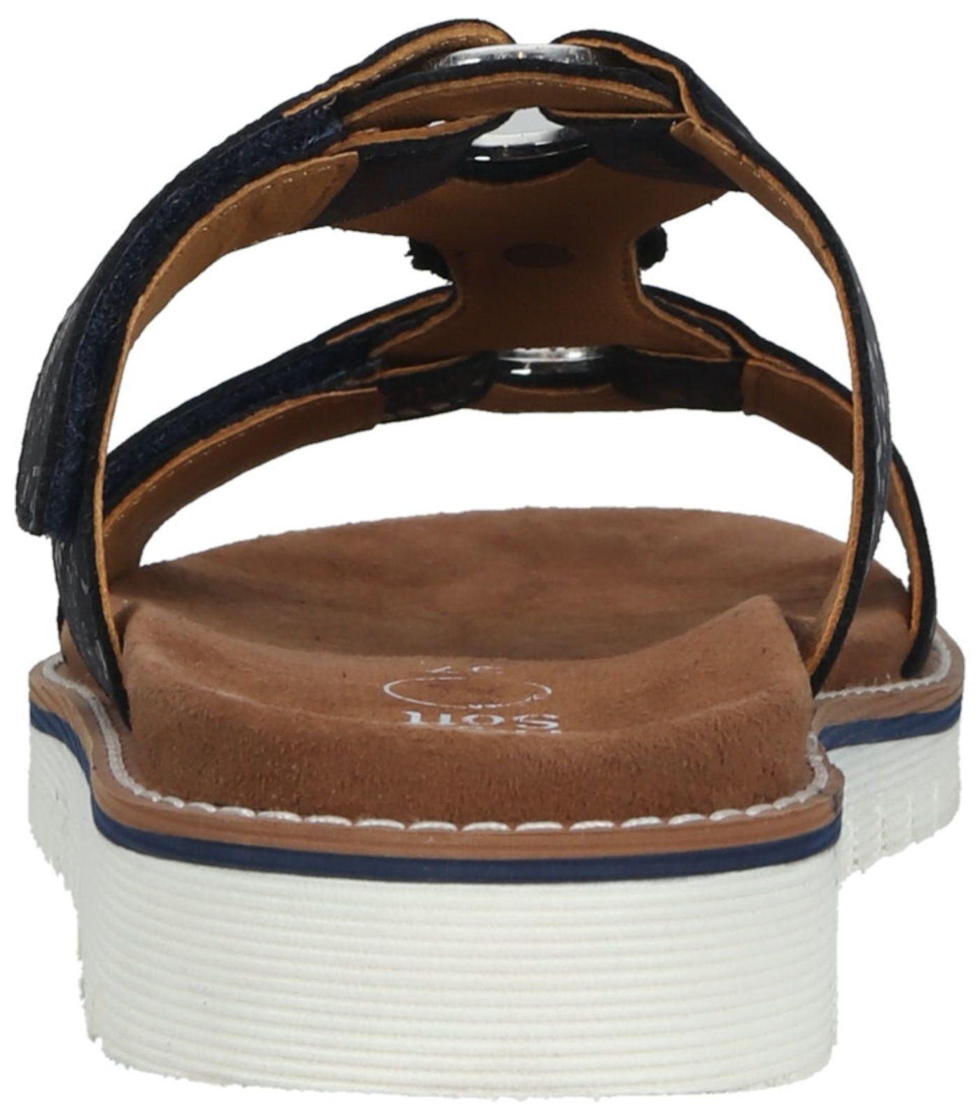 Veloursleder Pantolette Pantoletten 048031 Ara blau