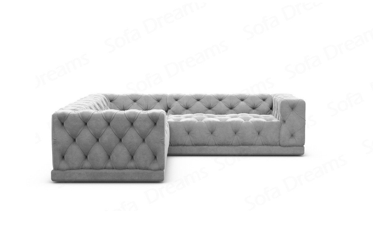 Sofa Dreams Ecksofa Polster Designer Samt Stoff Sofa Palma L Form Stoffsofa