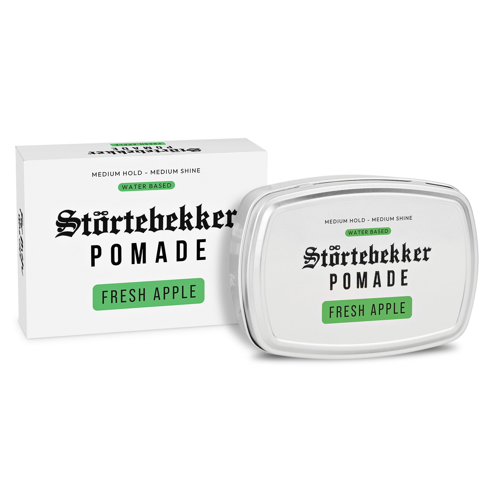 Störtebekker Haarpomade 125ml Herren - Wasserbasierte Pomade, Mittlerer Halt, Mittlerer Glanz - Edles Finish und herrliche Düfte