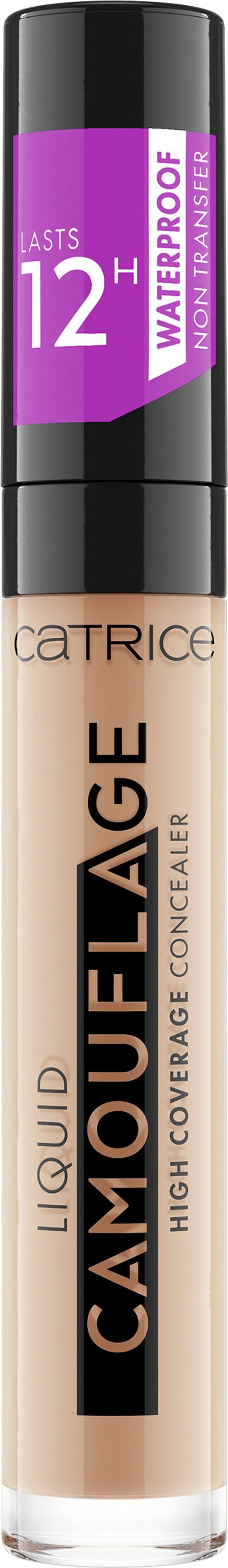 Catrice Concealer LIQUID CAMOUFLAGE HIGH COVERAGE CONCEALER, 3er Pack, mit optimaler Deckkraft