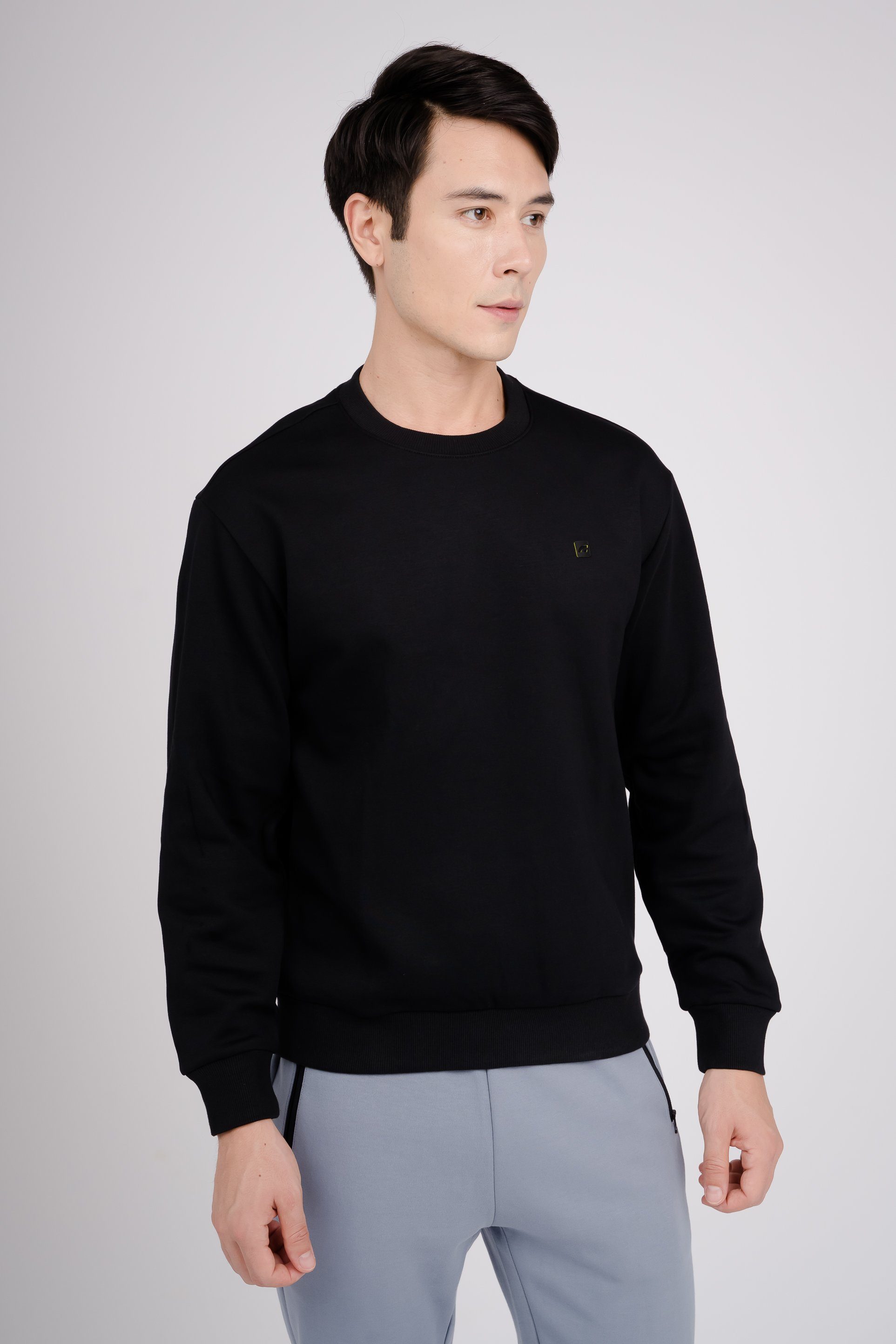 GIORDANO Sweatshirt mit atmungsaktiver Funktion schwarz