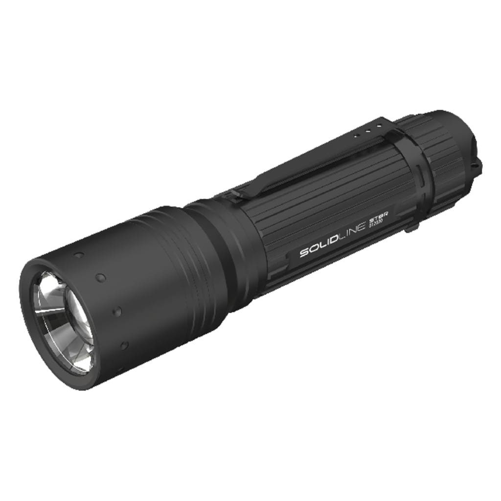 SOLIDLINE Taschenlampe Aufladbar lm 600 mit Clip Taschenlampe ST8R