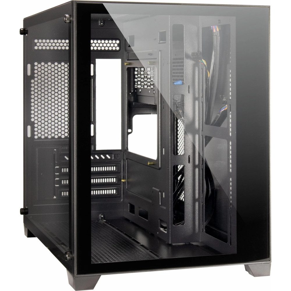 Inter-Tech PC-Gehäuse C-501 Aspect - Tower-Gehäuse - schwarz