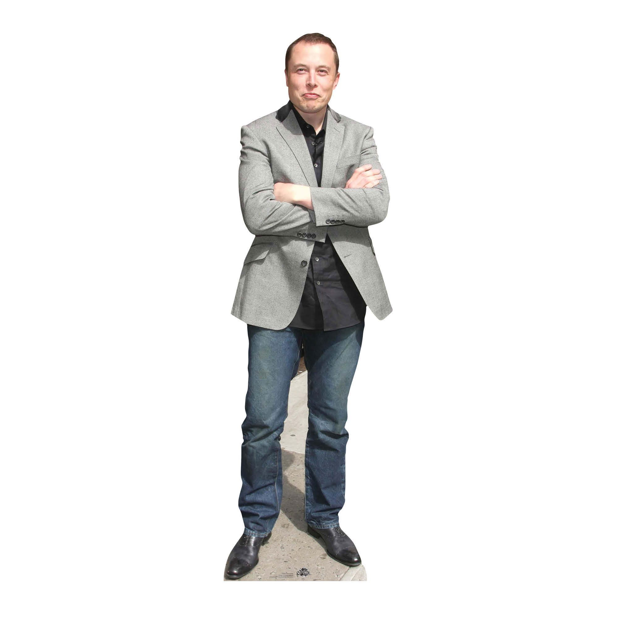 Dekofigur Elon Musk Pappaufsteller Pappaufsteller
