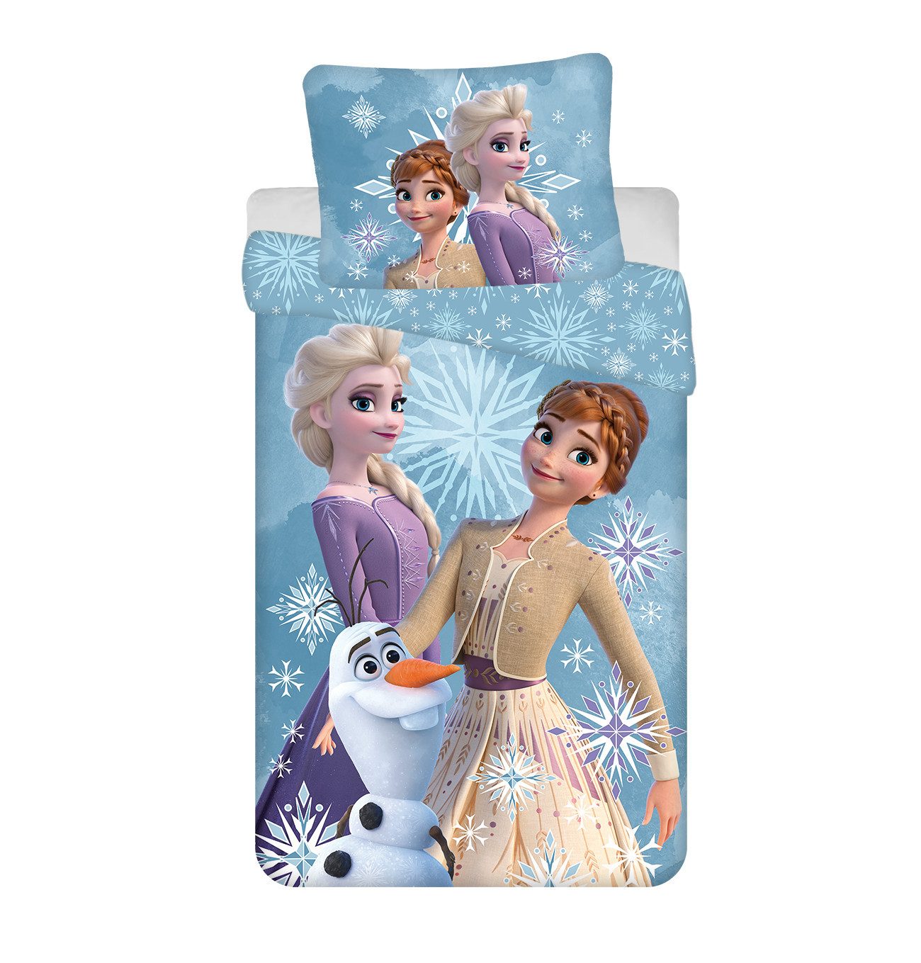 Disney Frozen Bettwäsche Wendebettwäsche Disney Die Eiskönigin 140x200 cm, günstig online kaufen