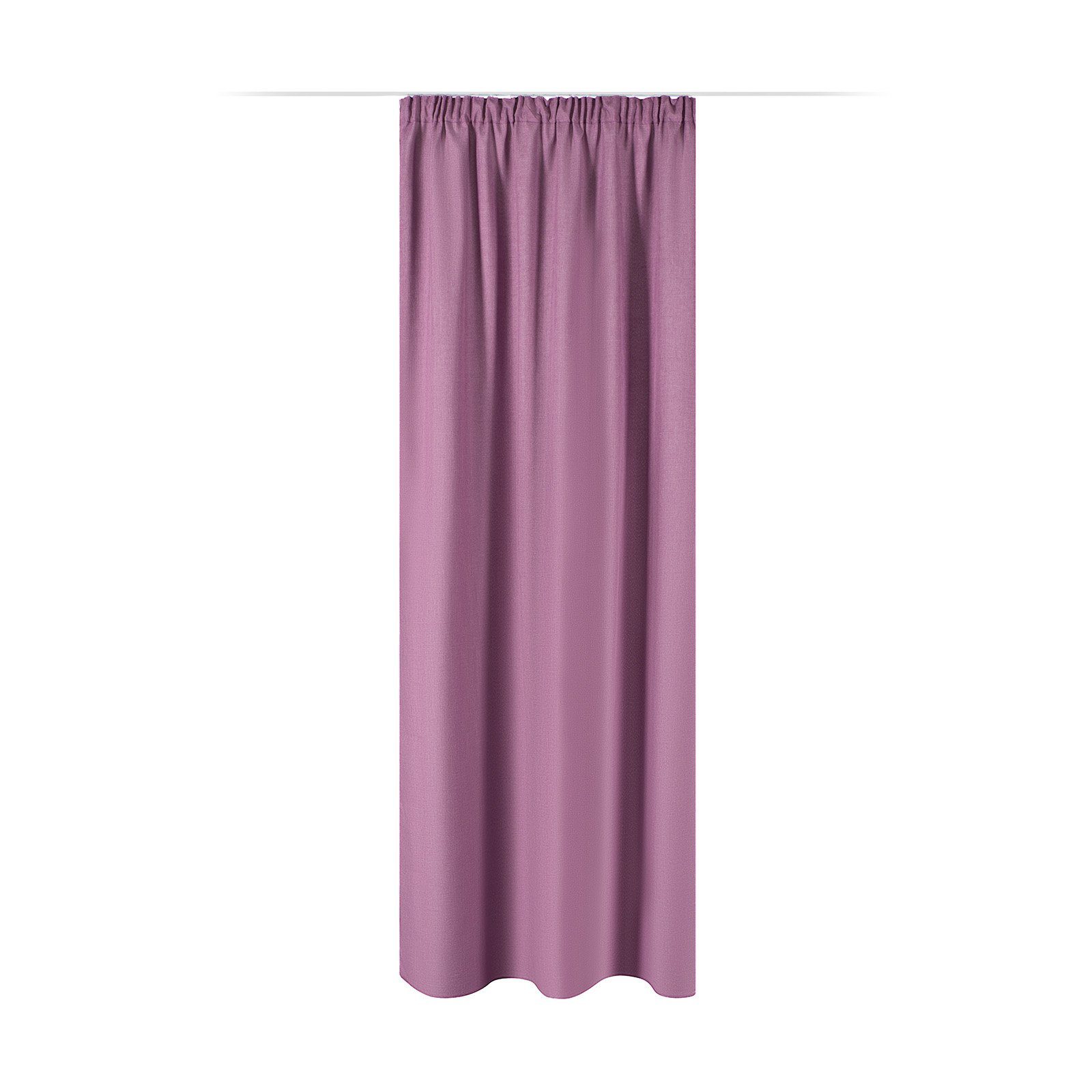 Vorhang Blickdichter Vorhang 140x245cm mit Kräuselband, JEMIDI Violett