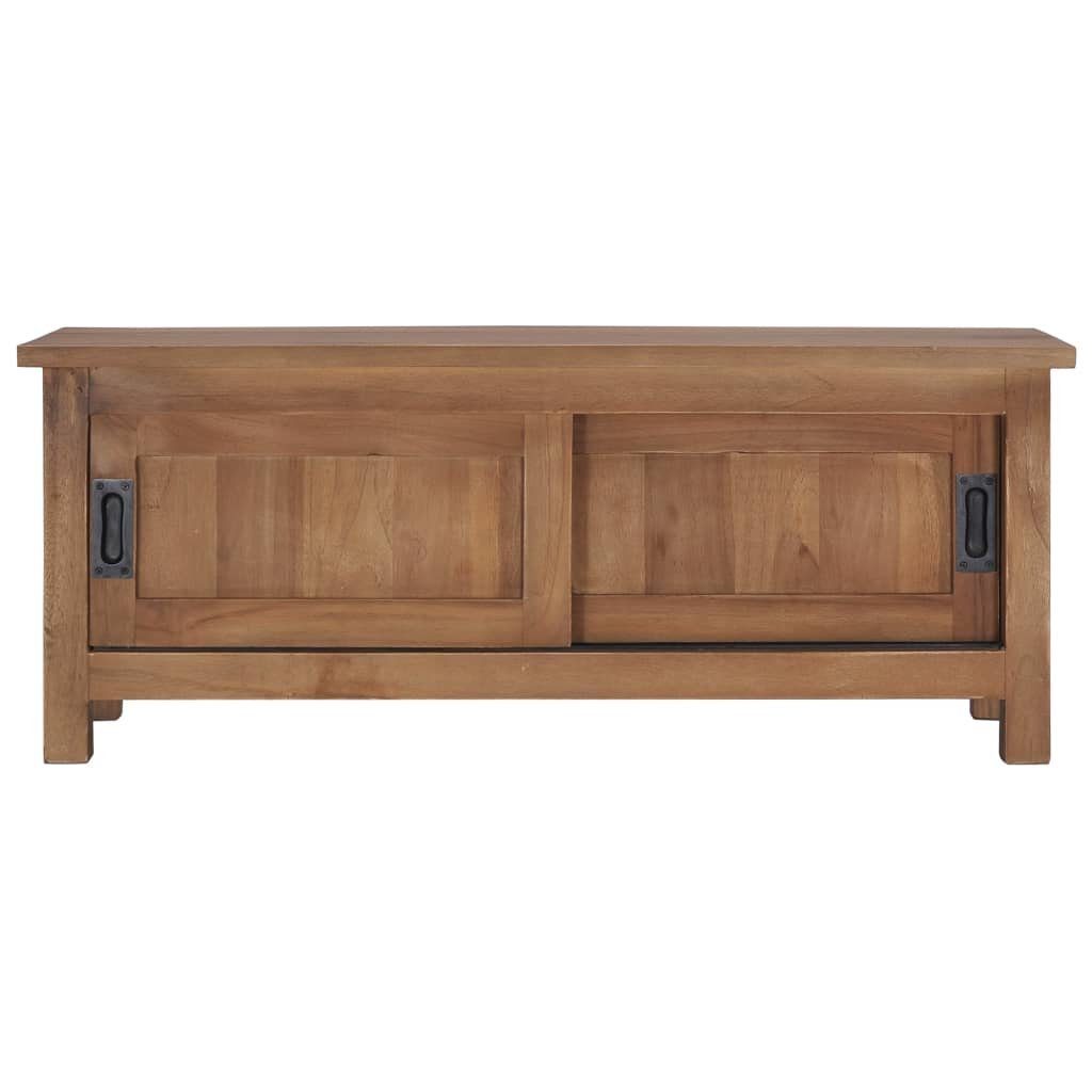 furnicato TV-Schrank 90×30×35 cm Massivholz Teak