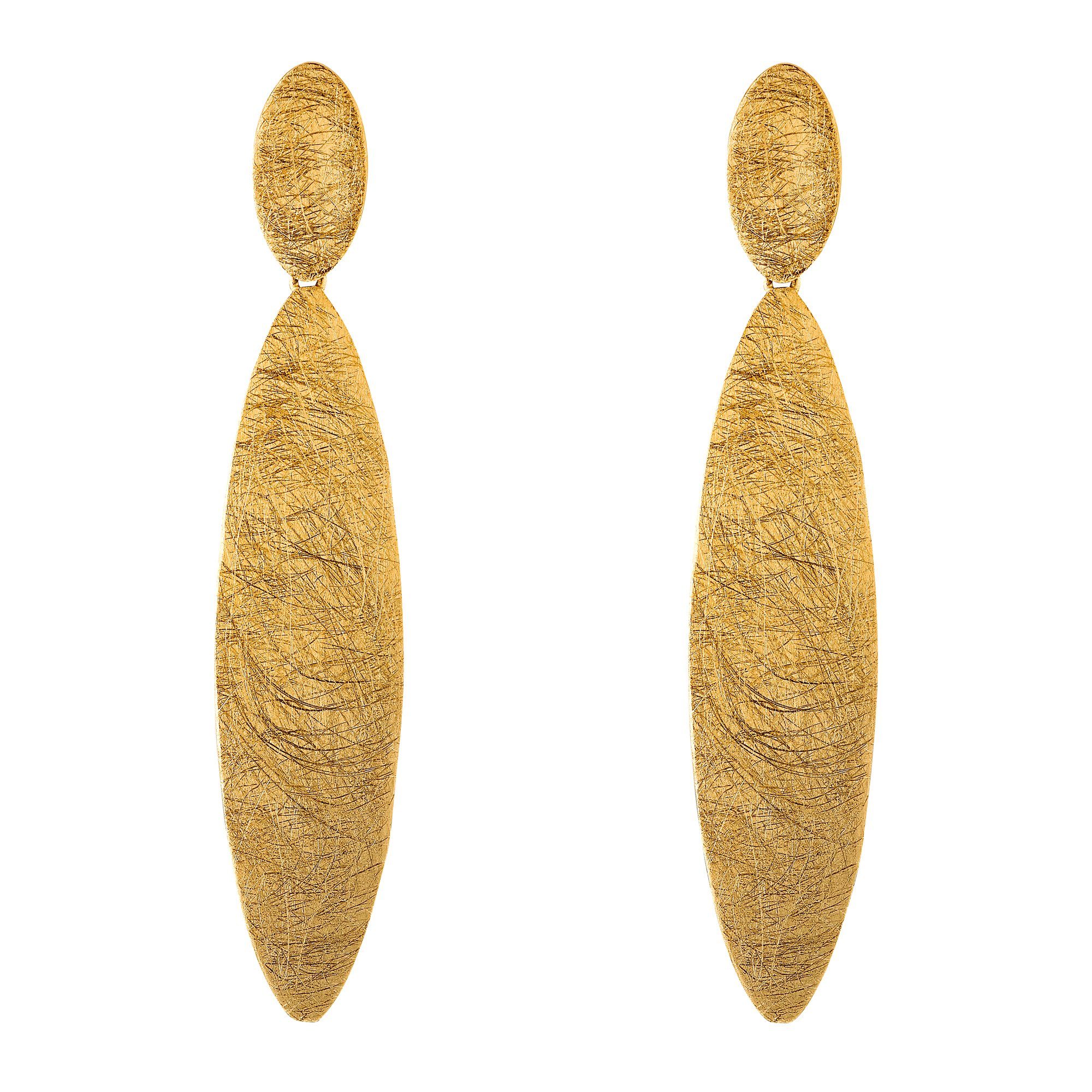 Heideman Paar Ohrstecker Tentori poliert (Ohrringe, inkl. Geschenkverpackung), Ohrstecker für Frauen goldfarben